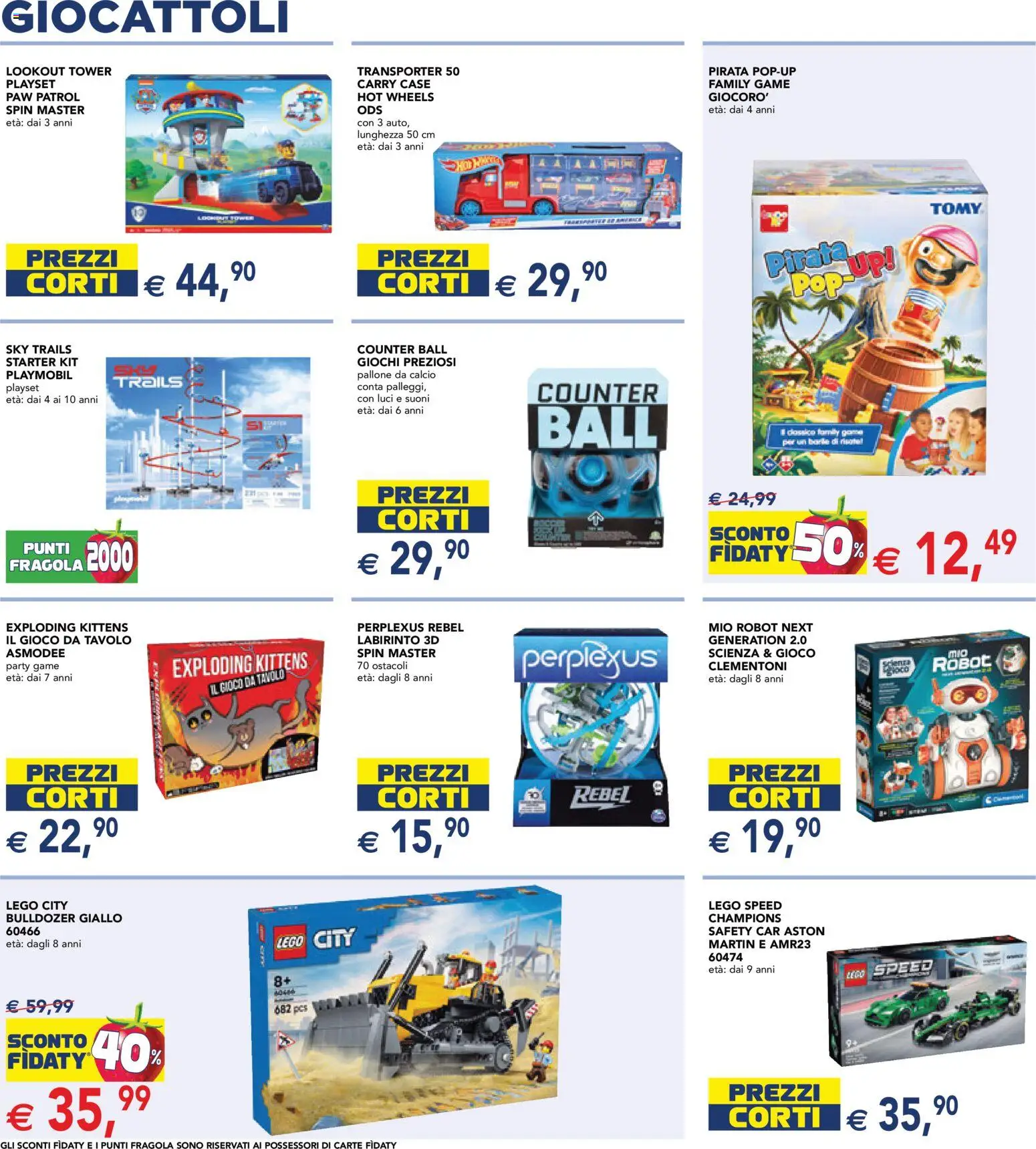 Volantino Esselunga S del 07.11.2025 | Pagina: 21 | Prodotti: Pallone, Gioco, Robot, Tavolo