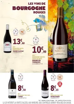 E.Leclerc - Prévisualisation de BOURGOGNE HAUTES-CÔTES DE NUITS DOMAINE GLANTENET, La bouteille de 75 cl. valide à partir de 01.09.2025 | Page: 17