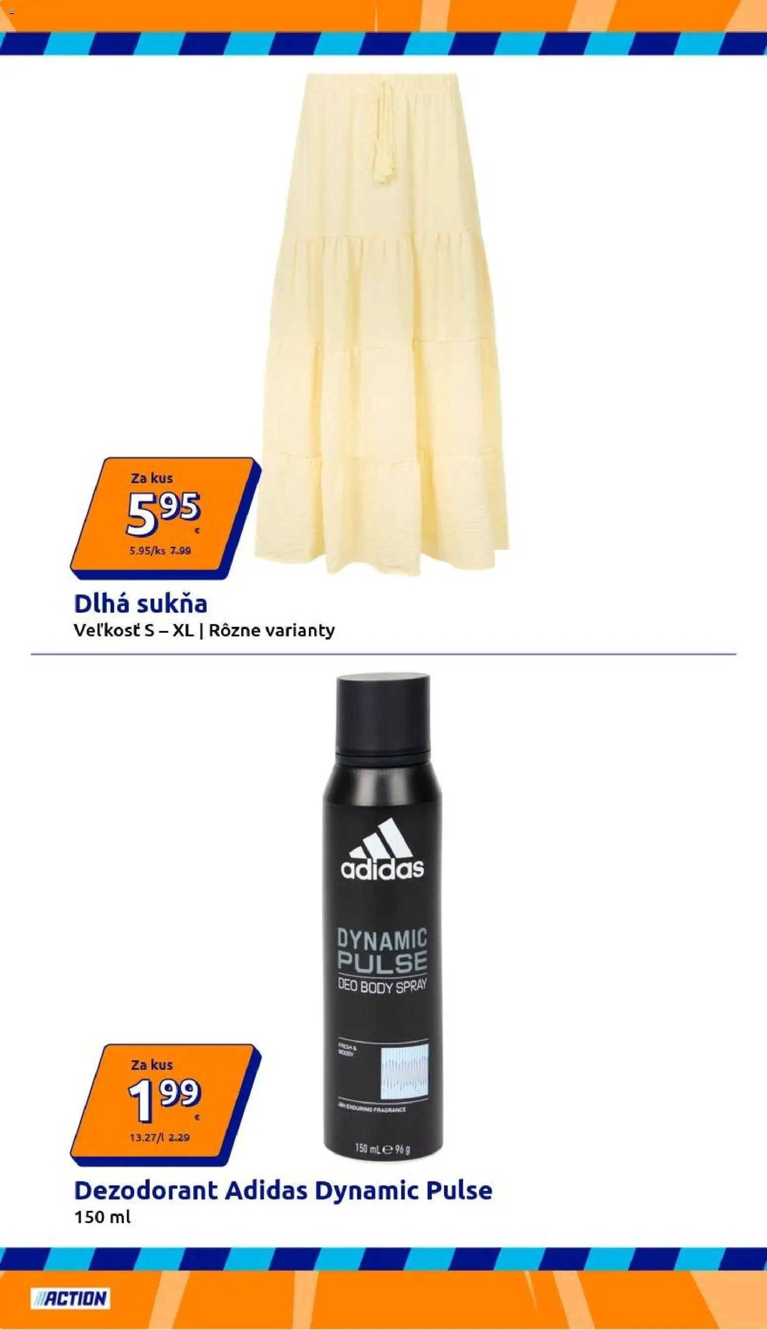 Nové Action akcie – leták je platný od 29.04.2026 | Strana: 14 | Produkty: Dezodorant, Adidas
