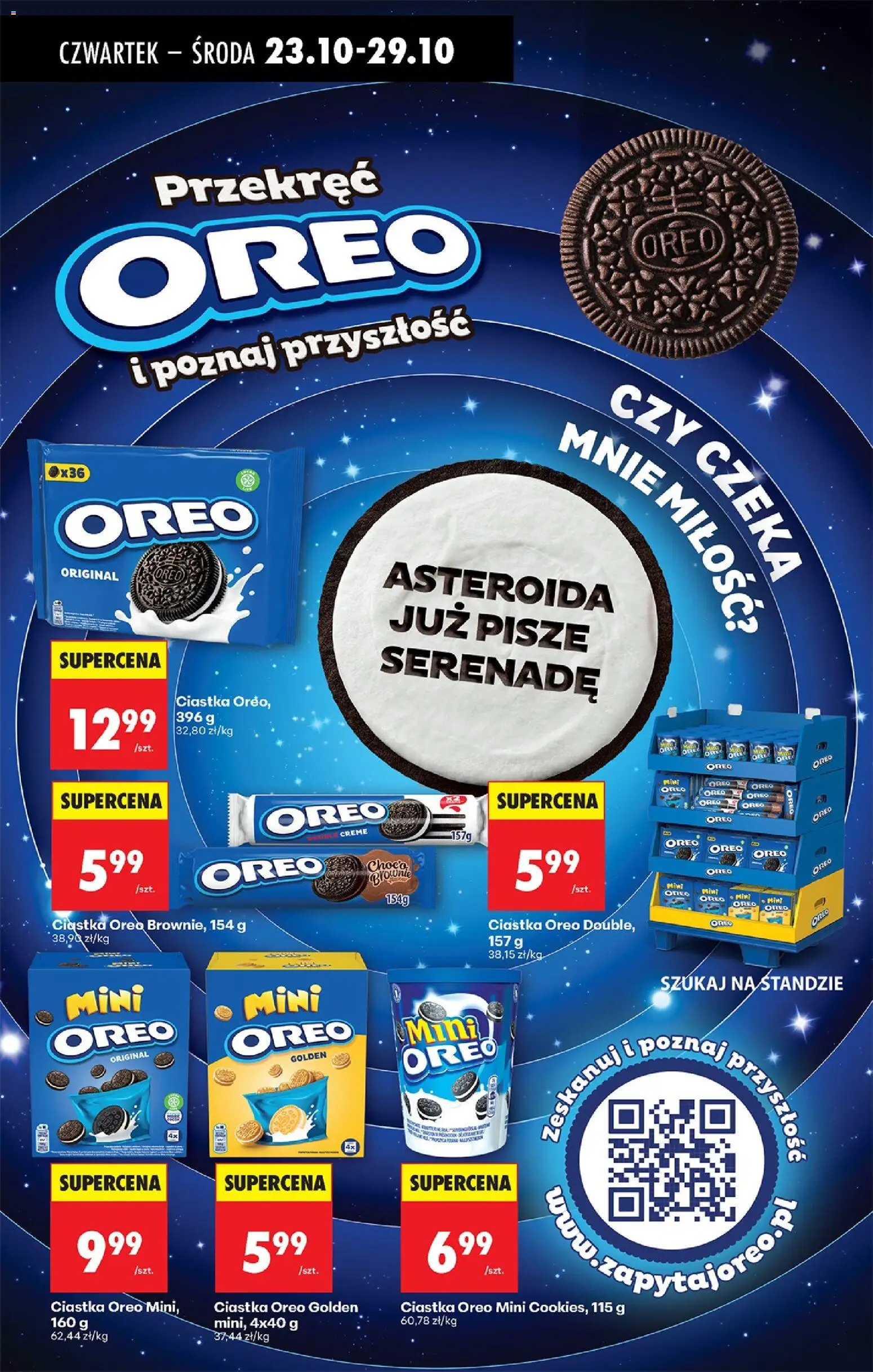 Biedronka gazetka - Oferta w tym tygodniu od 23.10.2025 | Strona: 65 | Produkty: Ciastka Oreo, Brownie, Ciastka