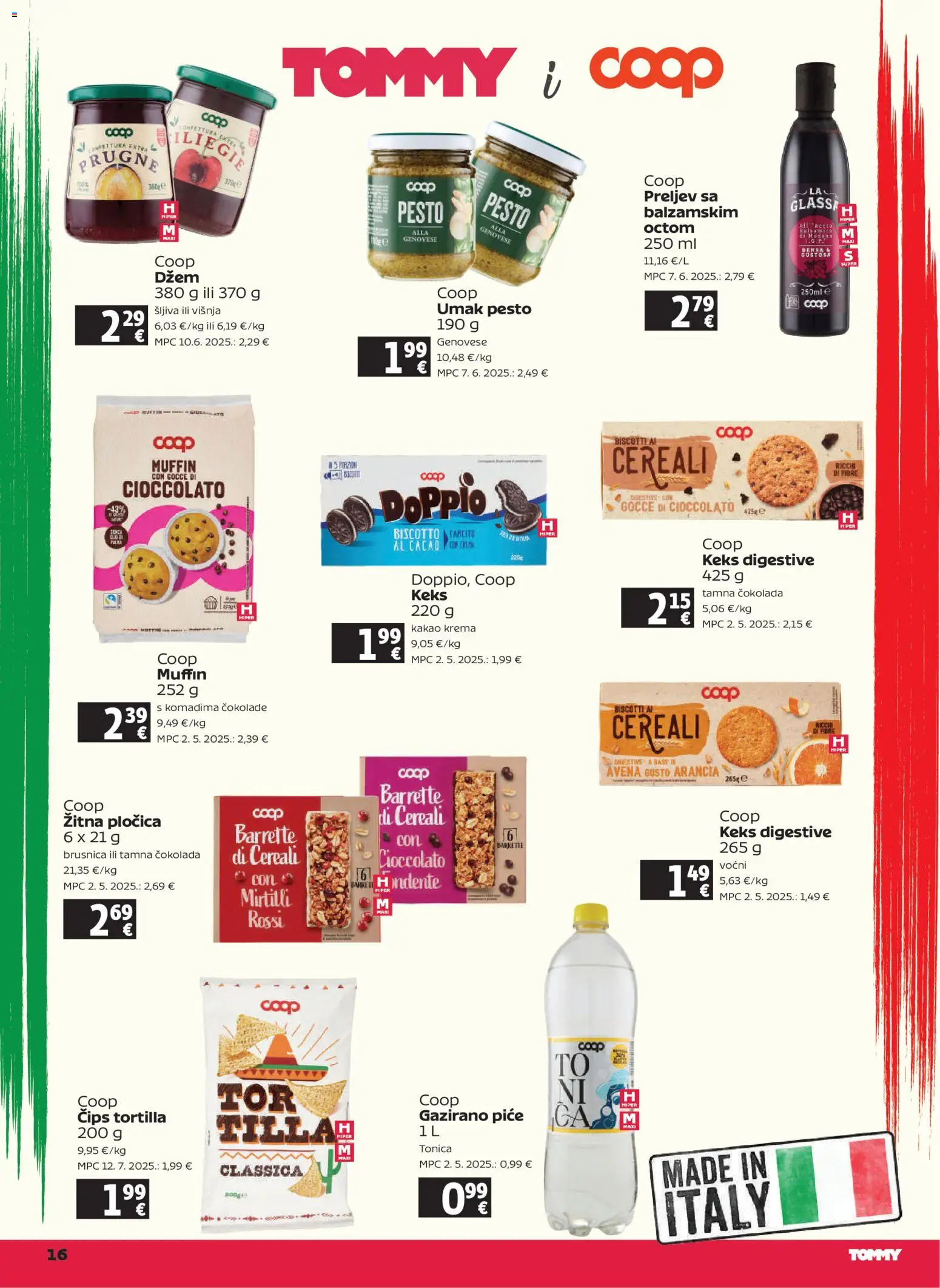 Tommy katalog | vrijedi od 13.11.2025 | Stranica: 16 | Proizvodi: Krema, Džem, Kakao, Brusnica