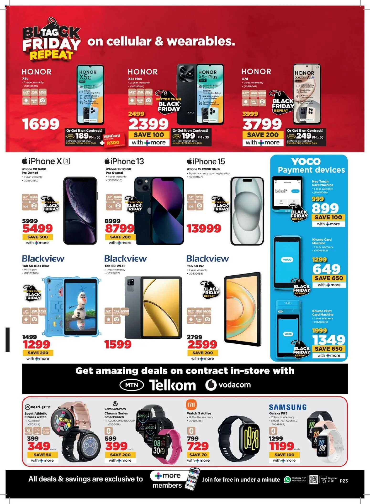 New HiFi Corp catalogue – valid from 04.03.2026 | Page: 23 | Products: Cover, Phone, Gift card, Camera