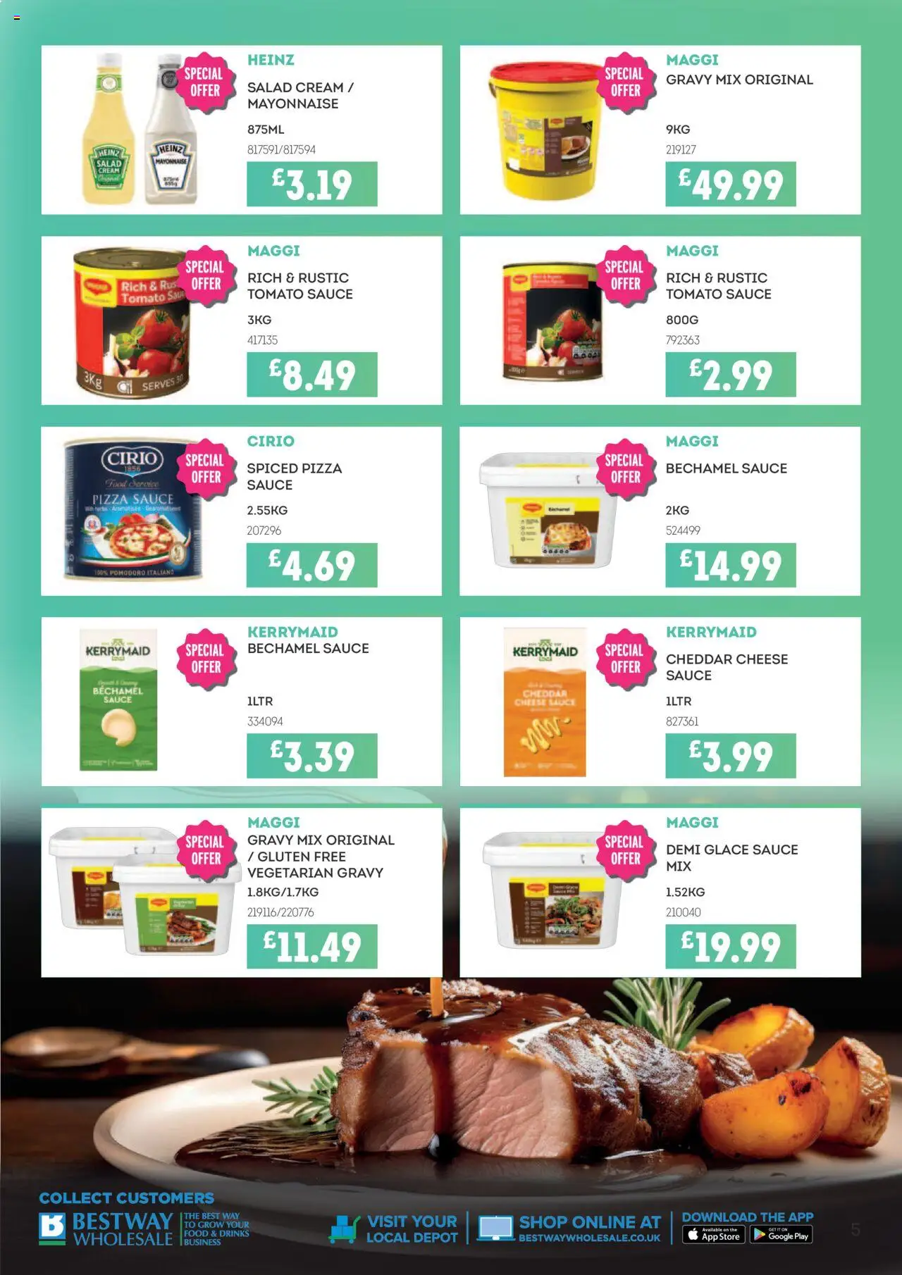  | Page: 5 | Products: Cheddar, Cheese, Cream, Mayonnaise