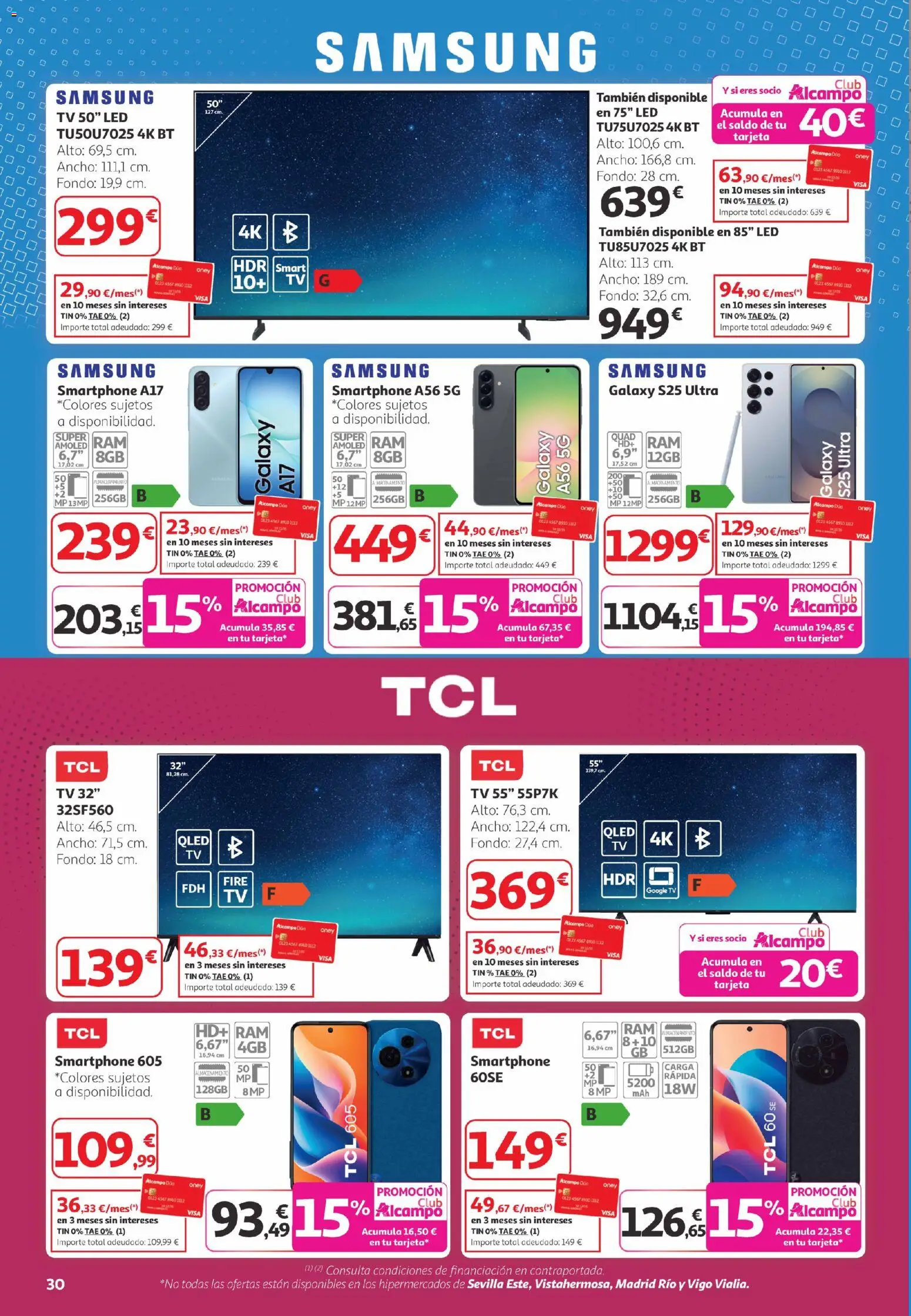 Alcampo -  Canarias │ válido desde el 26.02.2026 | Página: 30 | Productos: Smartphone