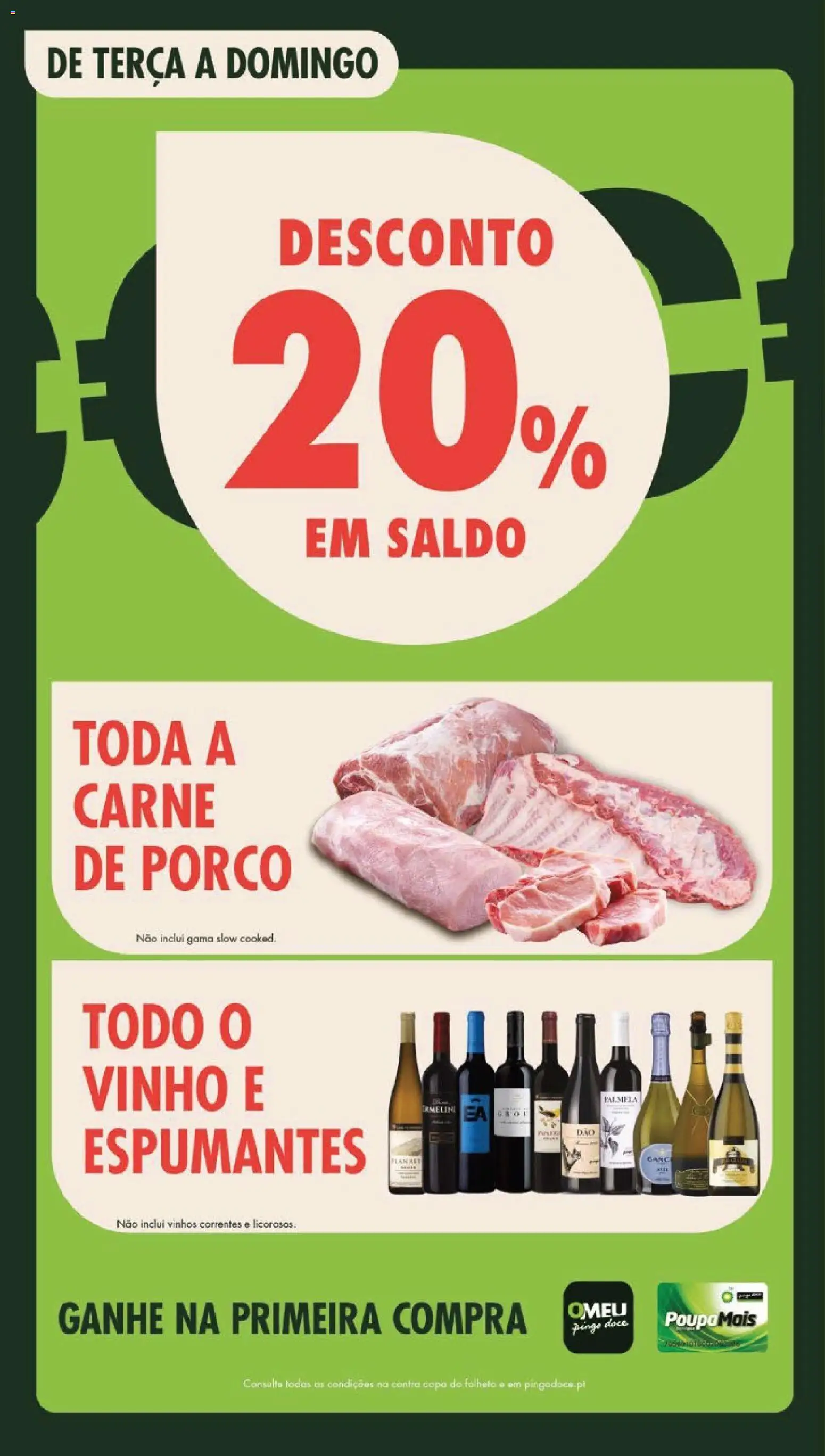 Pingo Doce folheto │ válido de 20.01.2026 | Página: 2 | Produtos: Vinho, Carne de porco, Carne