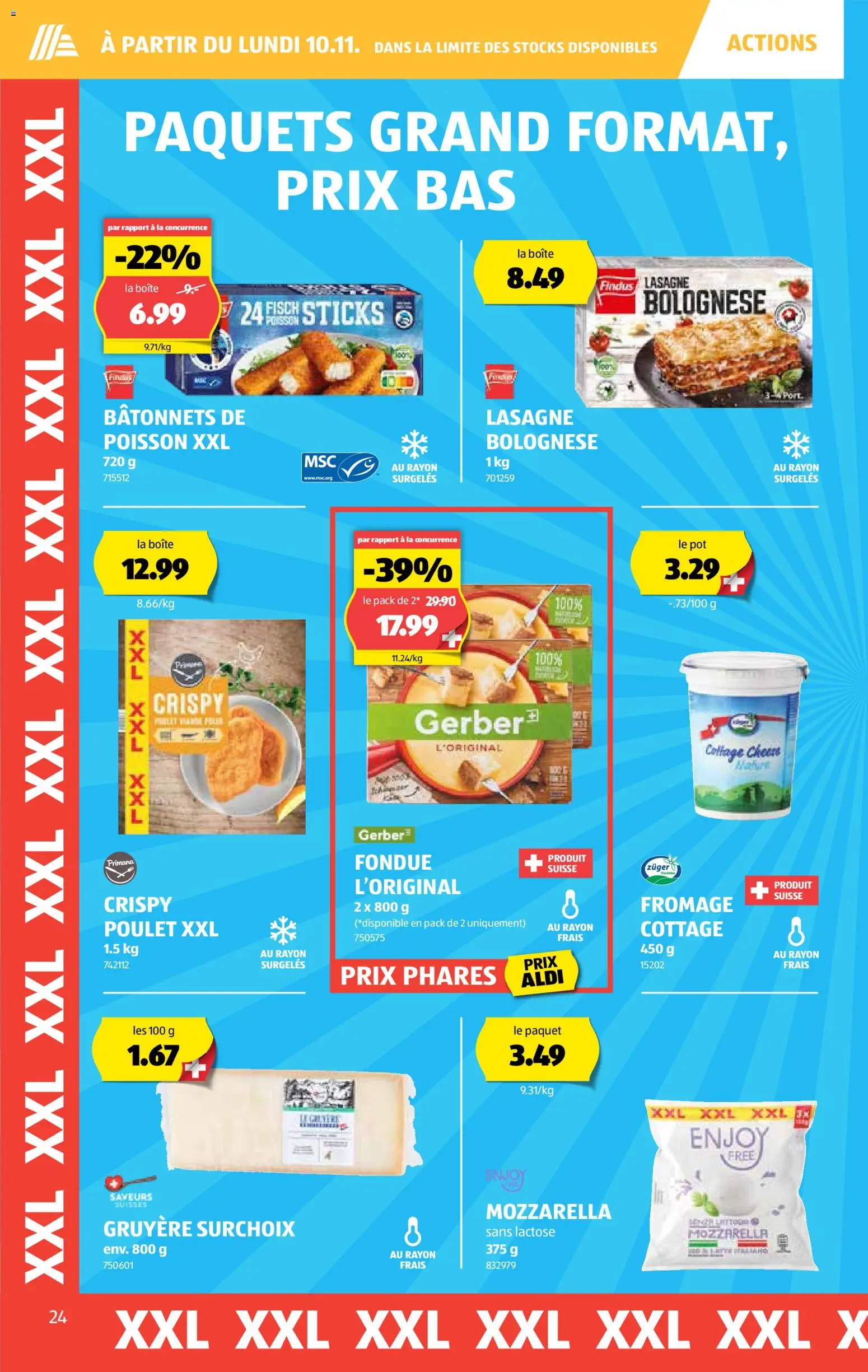 Aldi Aktionen FR – gültig ab 06.11.2025 | Seite: 25 | Produkte: Fisch, Fondue