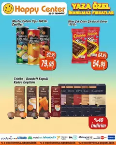 Happy Center Katalog - 23.07.2025 tarihinden itibaren geçerlidir | Sayfa: 17 | Ürünler: Gofret, Çikolatalı gofret, Kahve, Cips