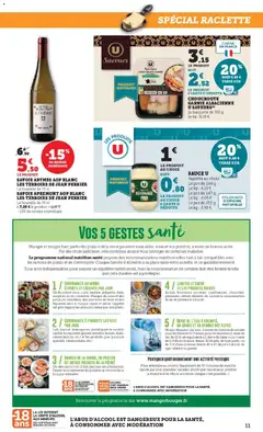 U Express - Prévisualisation de U Express catalogue valide à partir de 18.11.2025 | Page: 11 | Produits: Sel, Raclette, Fromage, Poisson