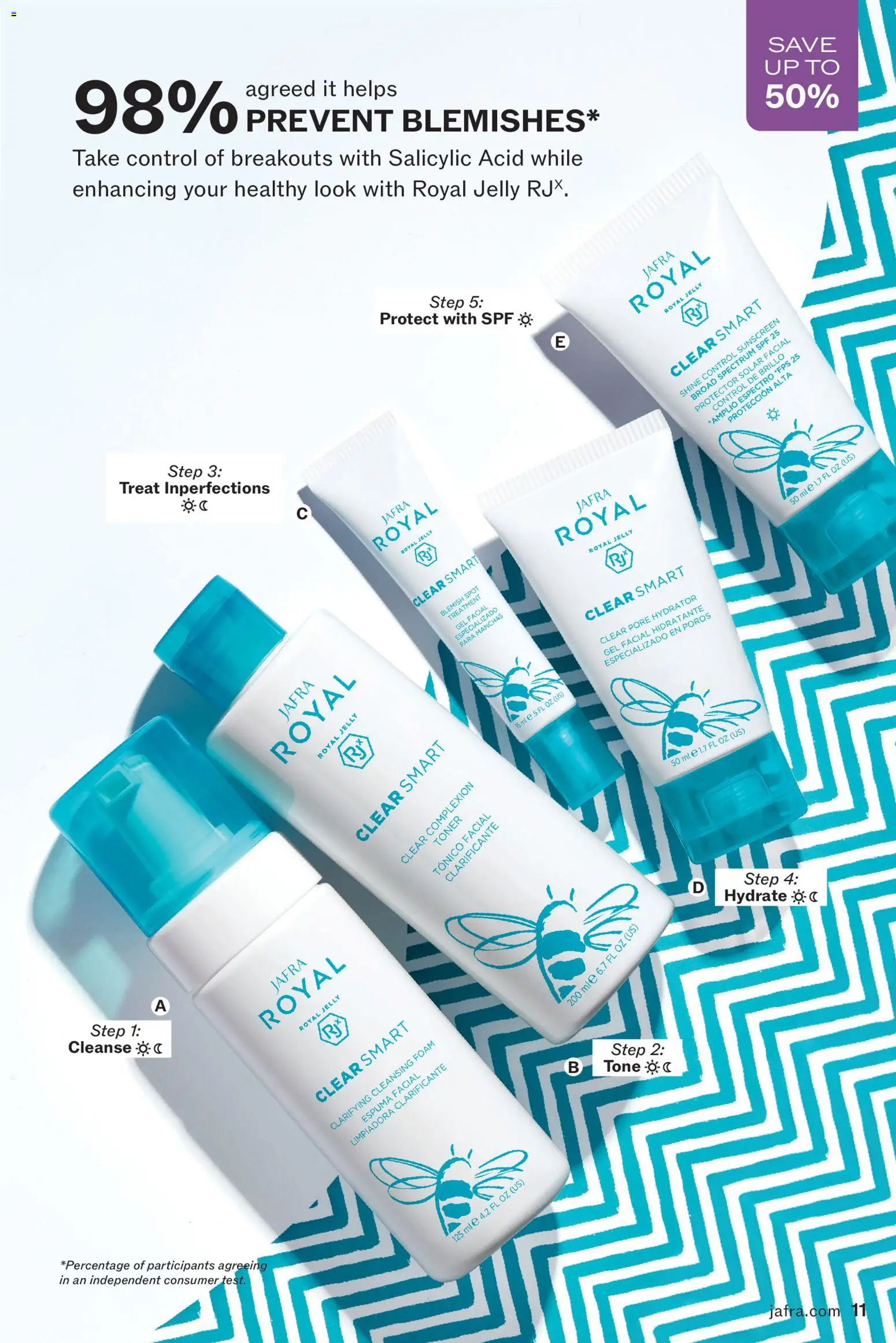 JAFRA folleto │ válido desde el 01.02.2026 | Página: 11 | Productos: Protector solar, Toner