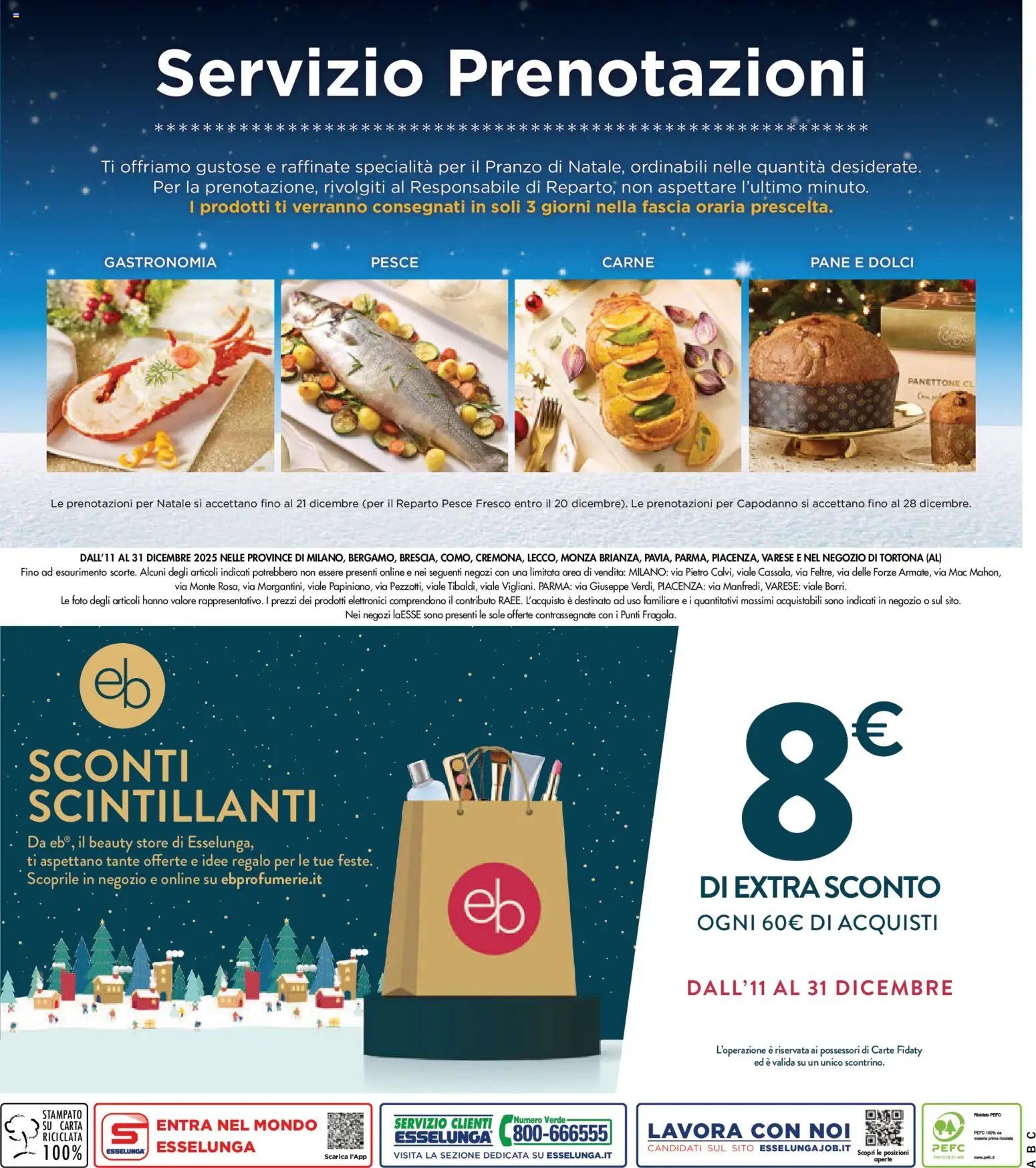 Volantino Esselunga S del 11.12.2025 | Pagina: 26 | Prodotti: Pane, Pesce, Panettone