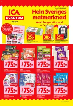 ICA Kvantum - Hörby - Förhandsvisning av reklamblad från butik ICA Kvantum aktuell från 25.08.2025