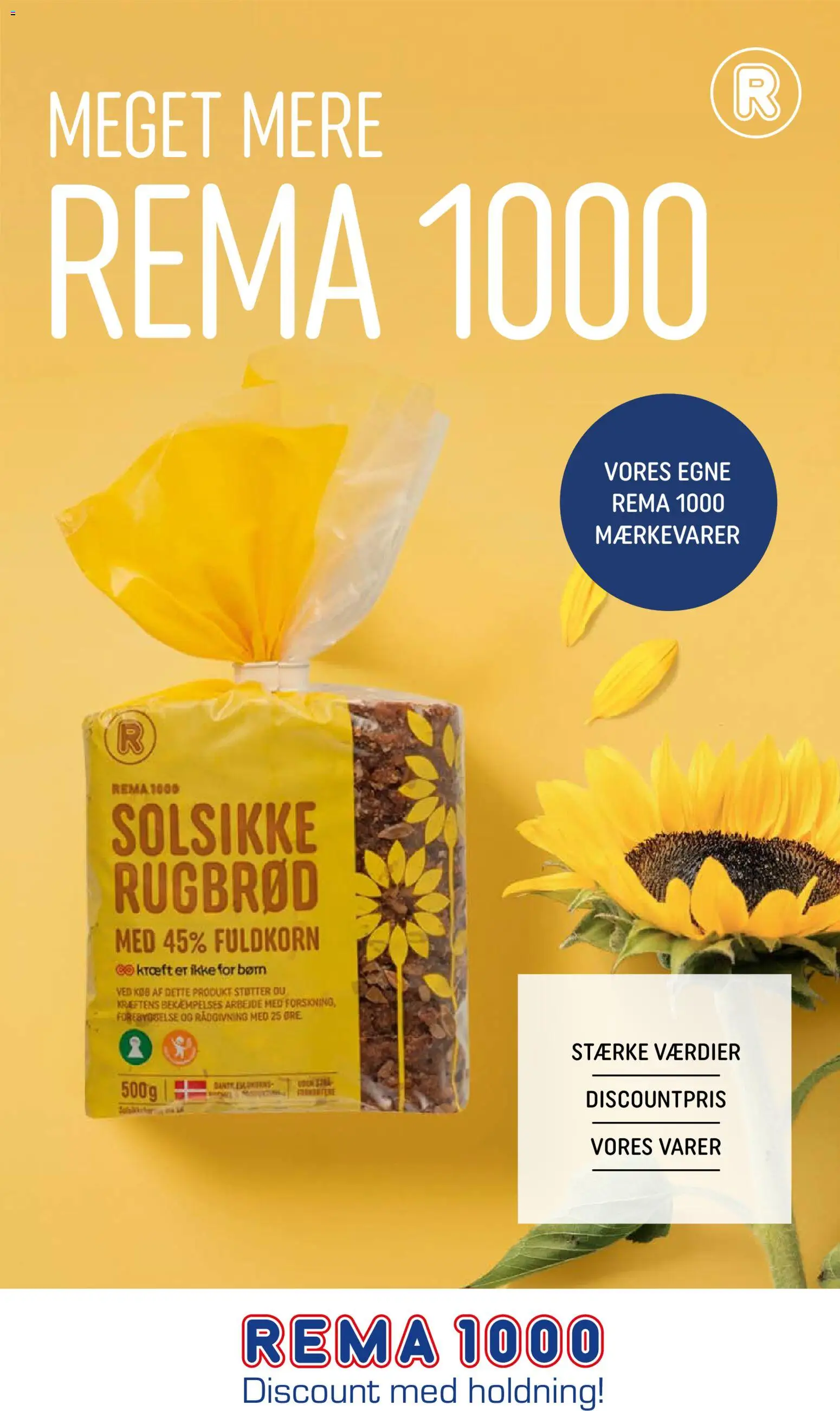 Rema 1000 tilbudsavis – gyldig fra 09.11.2025 | Side: 1 | Produkter: Rugbrød
