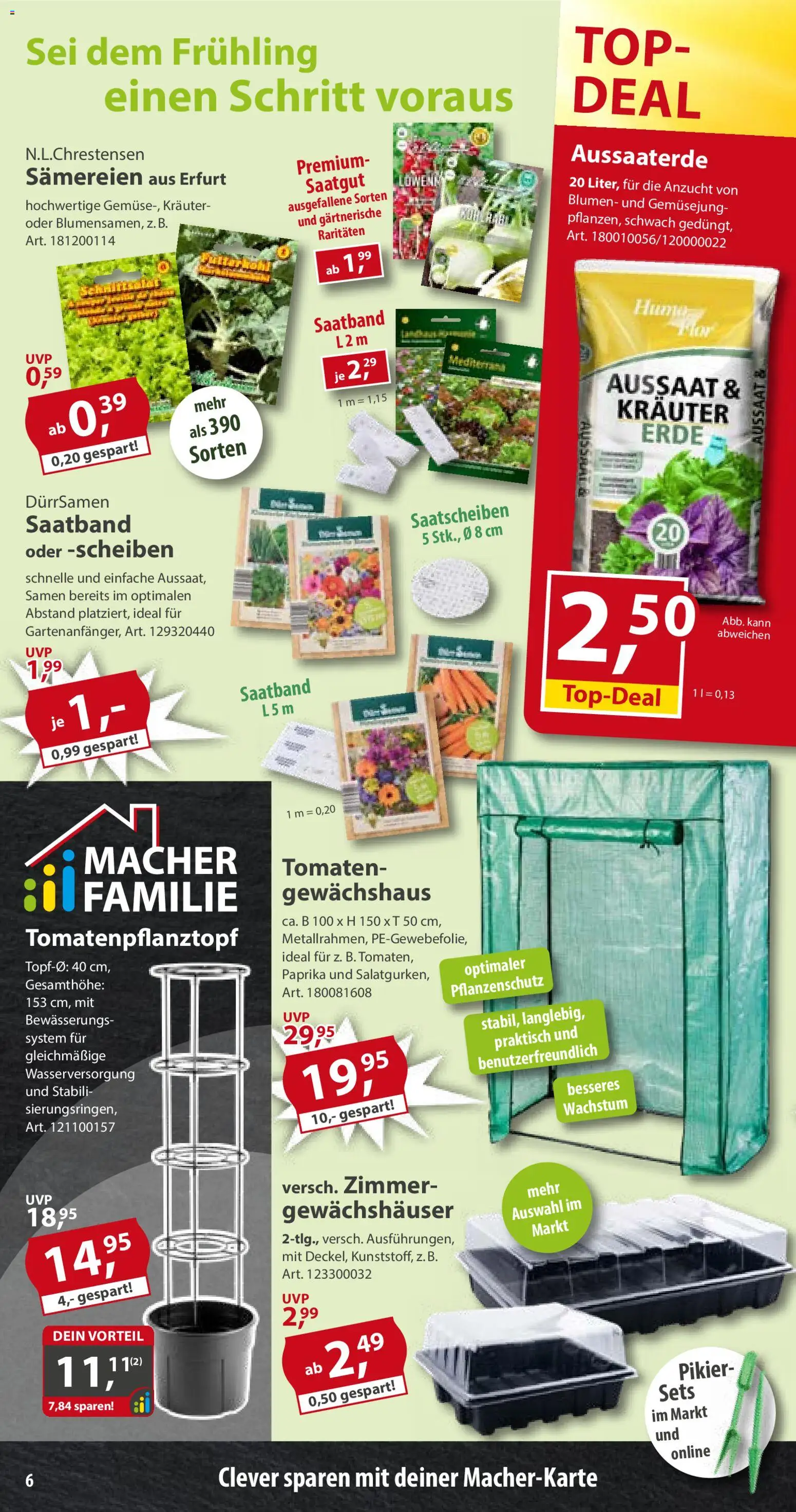 Sonderpreis Baumarkt Prospekt 	 – gültig ab 31.01.2026 | Seite: 6 | Produkte: Top, Blumen, Tomaten, Paprika