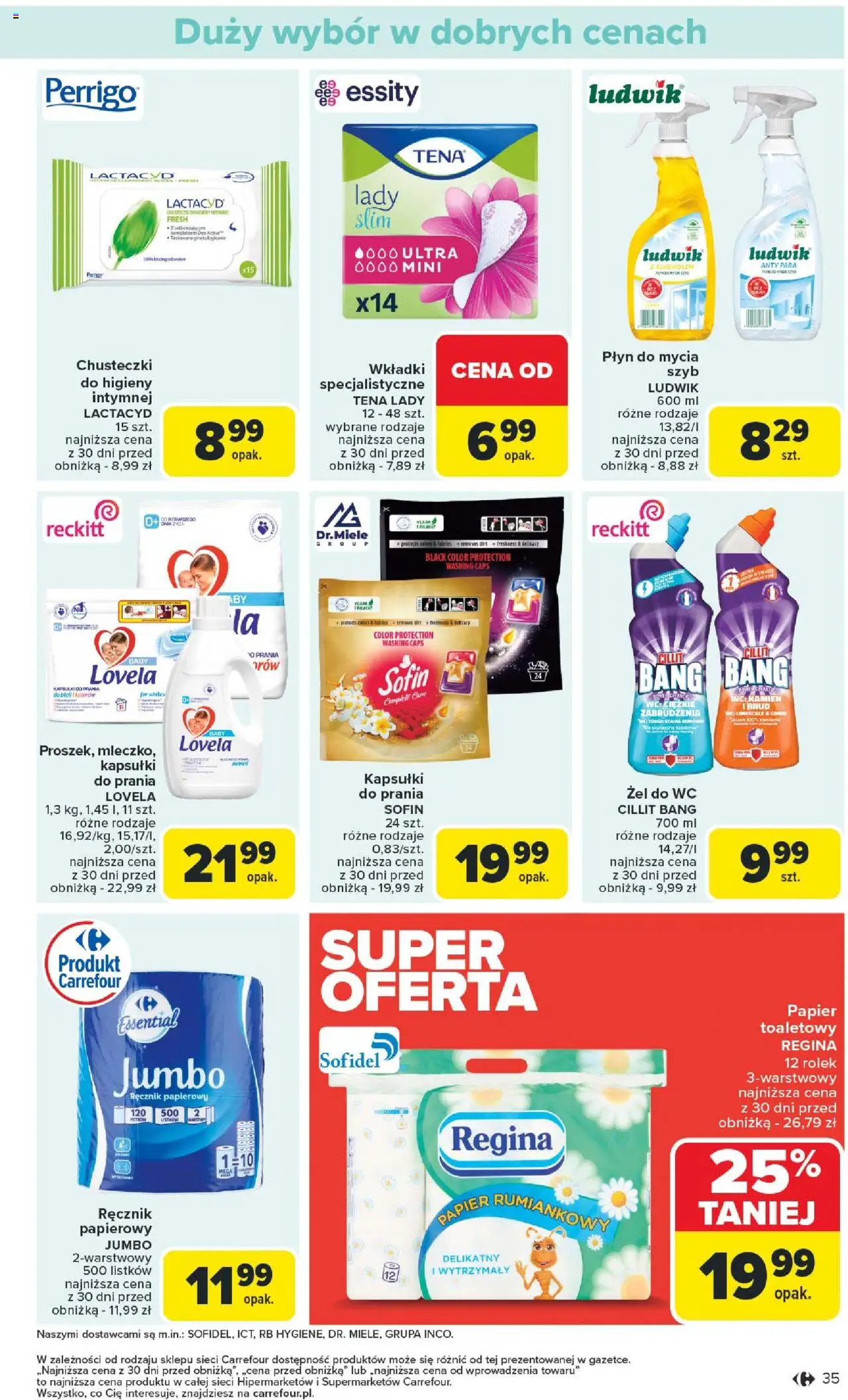 Carrefour Gazetka od 11.08.2025 | Strona: 39 | Produkty: Papier toaletowy, Lovela, Ręcznik papierowy, Lovela Kapsułki