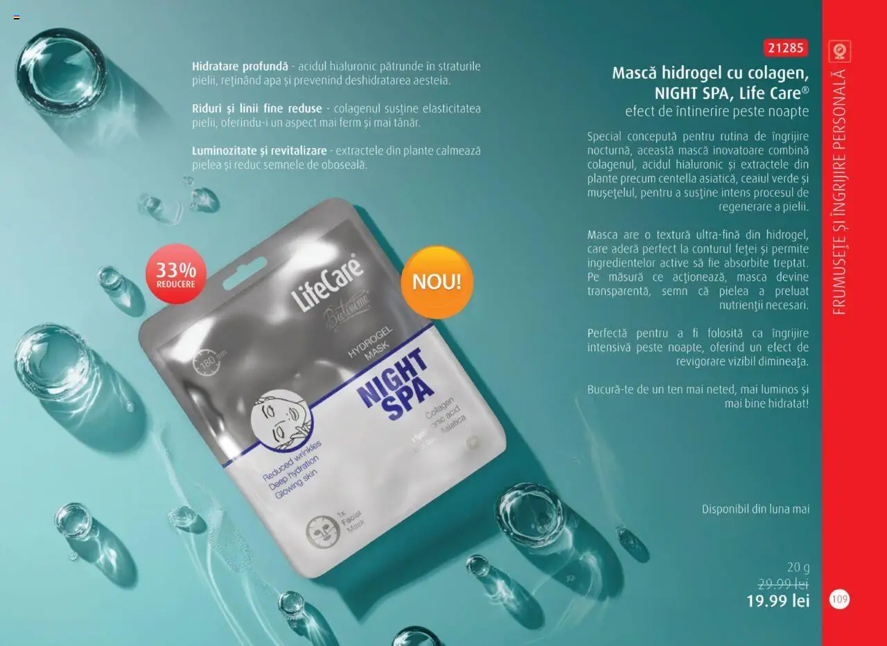 Life Care catalog - Aprilie/Octombrie – valabil de la 01.04.2025 | Pagină: 111 | Produse: Pește, Apă