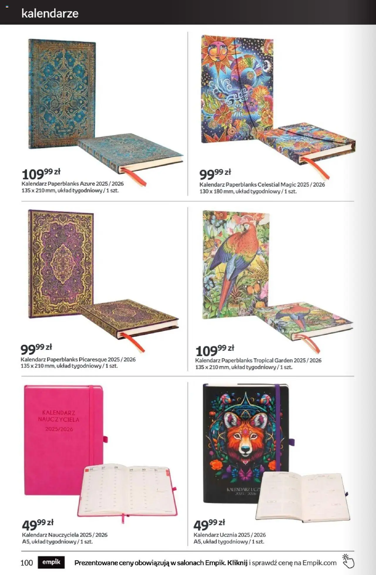 Empik promocje od 18.06.2025 | Strona: 100 | Produkty: Kalendarz
