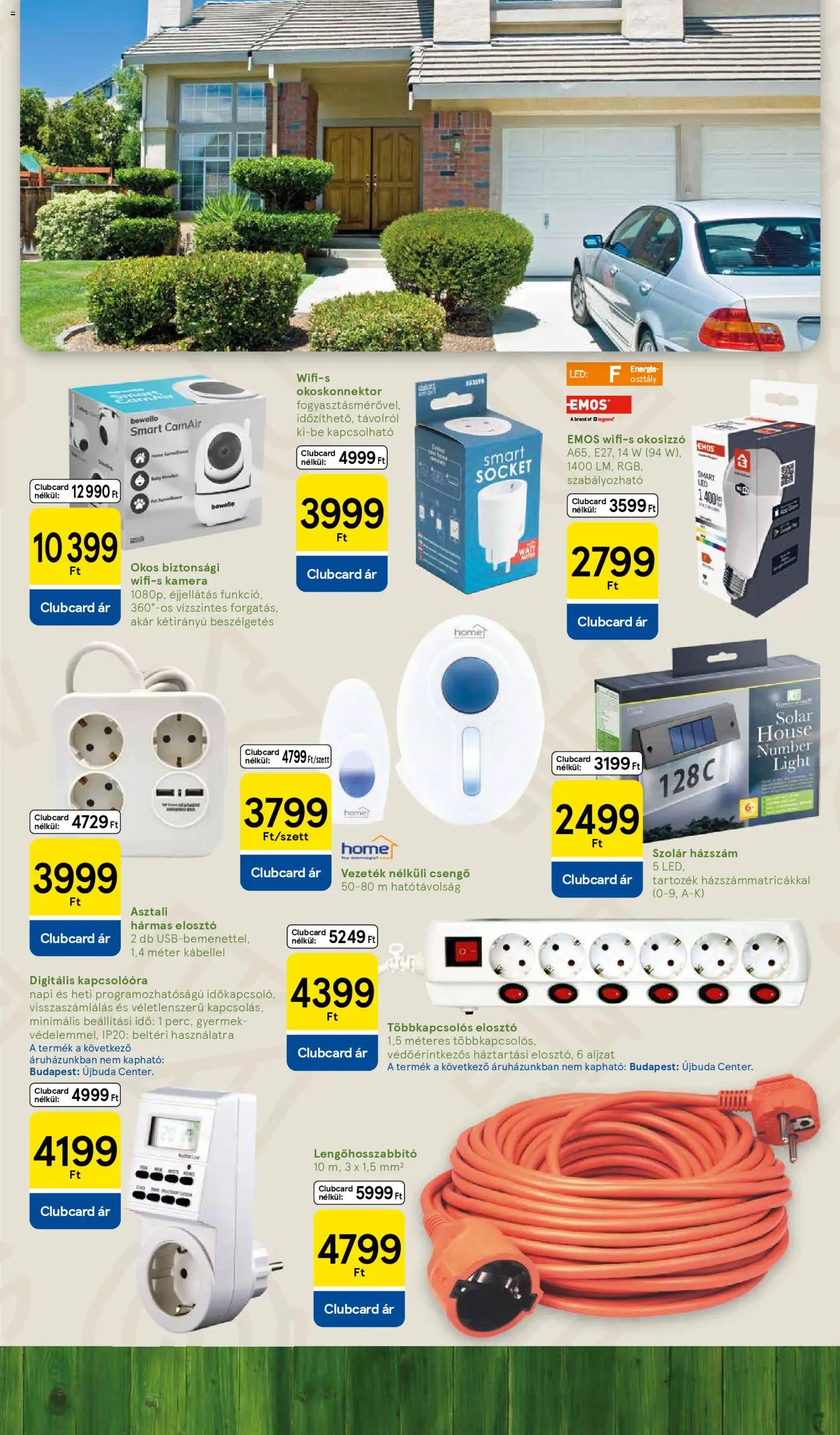 Tesco akciós ujság - amely érvényes a következő dátumtól: 08.04.2026 | Oldal: 17 | Termékek: Kamera, Vezeték nélküli csengő