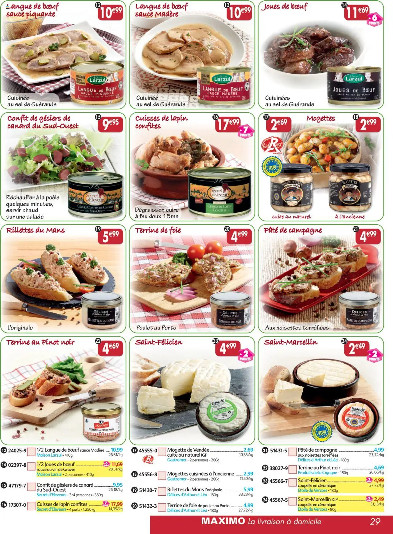  | Page: 29 | Produits: Salade, Poêle, Lapin, Sel