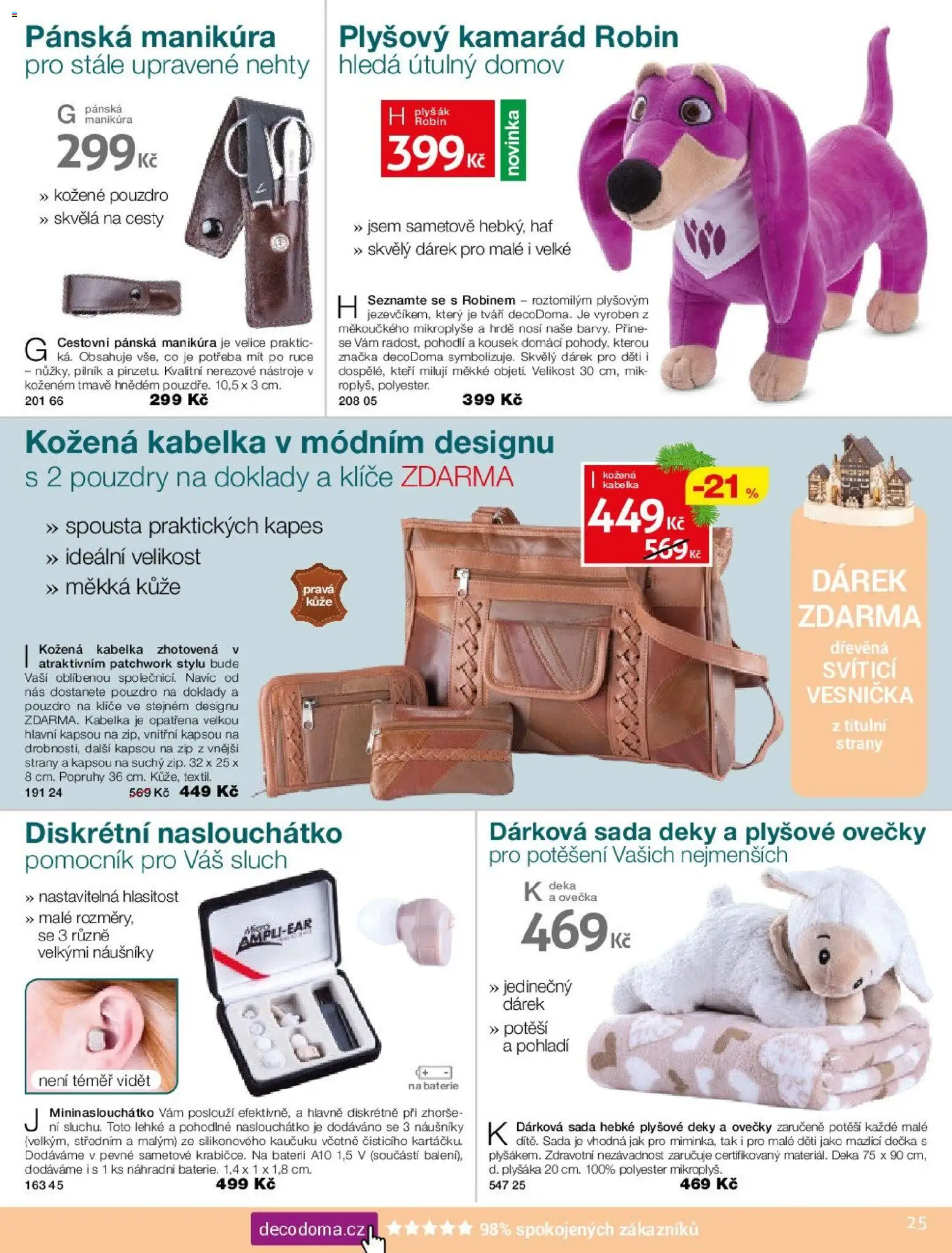 Decodoma katalog od 10.11.2025 | Strana: 25 | Produkty: Kabelka, Pouzdro, Deka, Baterie
