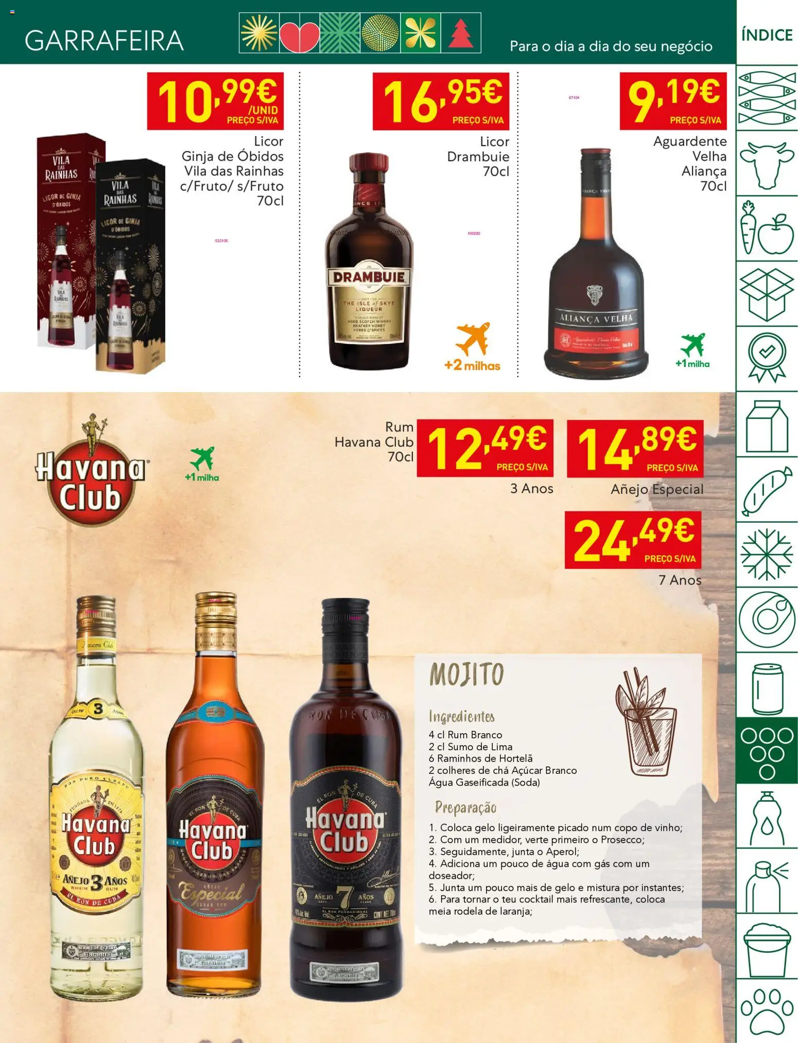 Recheio folheto │ válido de 18.11.2025 | Página: 39 | Produtos: Agua, Prosecco, Aperol, Sumo