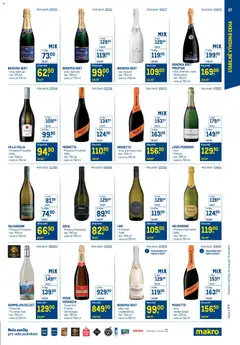 Náhled letáku Makro leták - Stabilně výhodná cena – gastronomie od 24.09.2025 | Strana: 27 | Produkty: Bohemia sekt, Frizzante, Champagne, Prosecco Frizzante