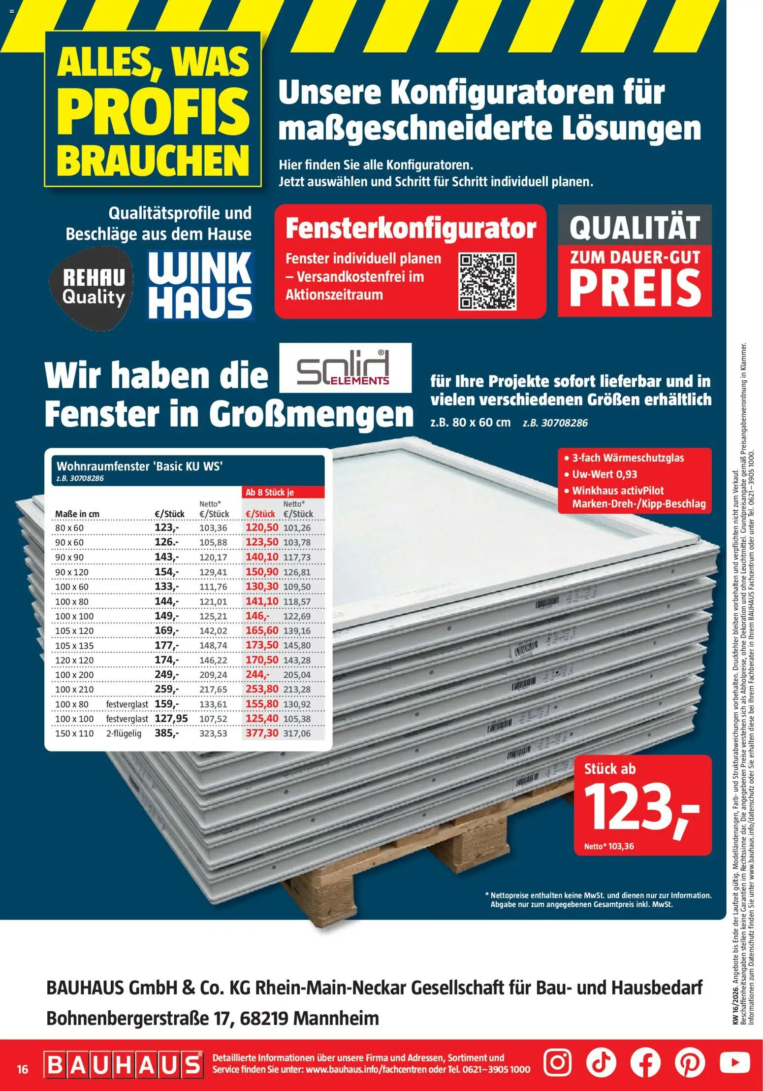 Bauhaus Prospekt 	 – gültig ab 11.04.2026 | Seite: 16