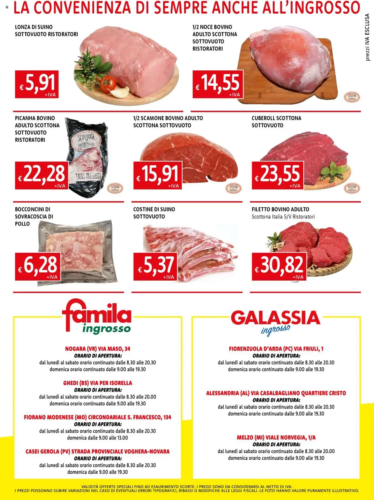 Volantino Galassia del 20.10.2025 | Pagina: 8 | Prodotti: Bovino, Pollo, Suino, PC