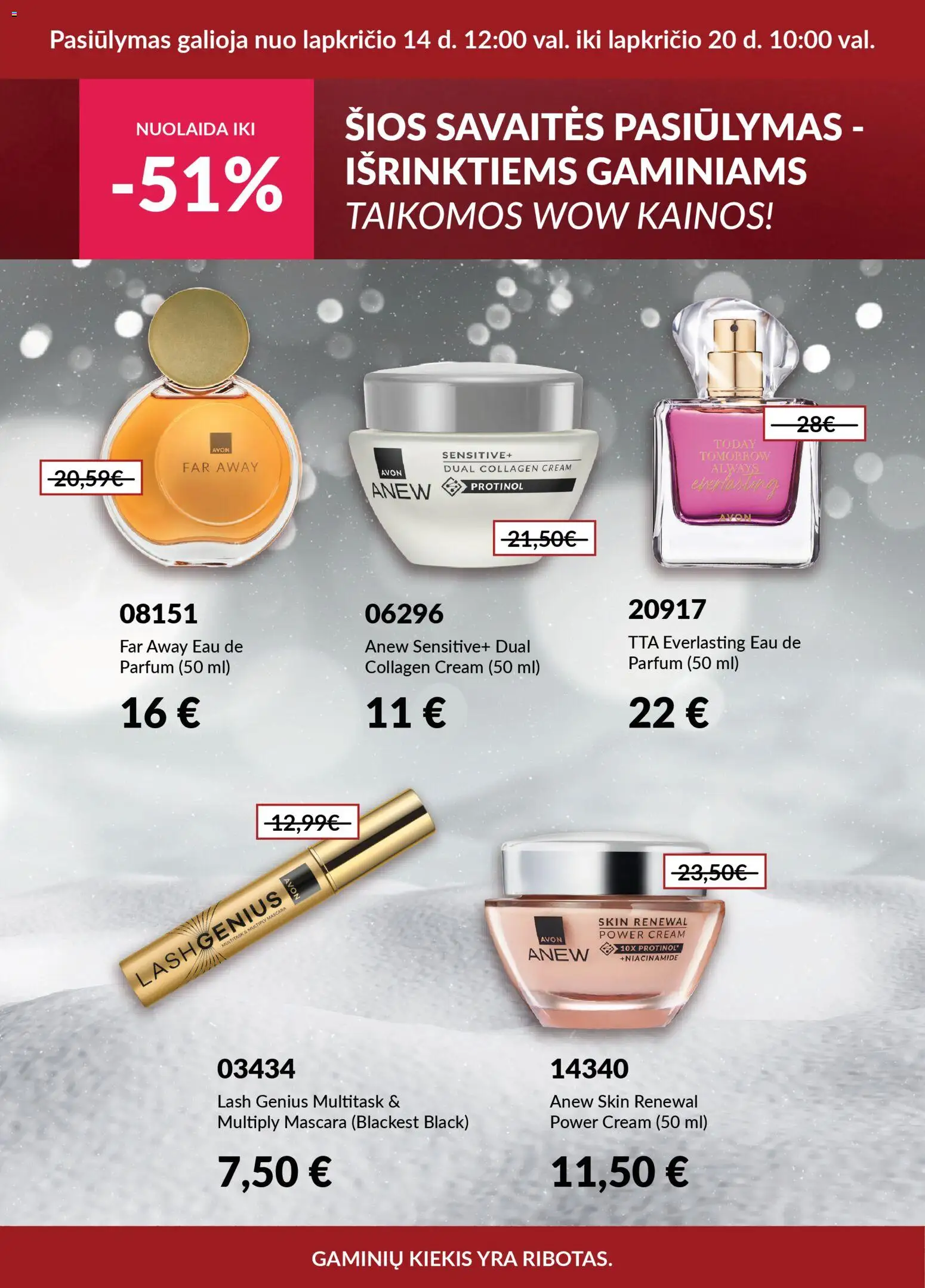 AVON akcijos nuo 14.11.2025 | Puslapis: 1
