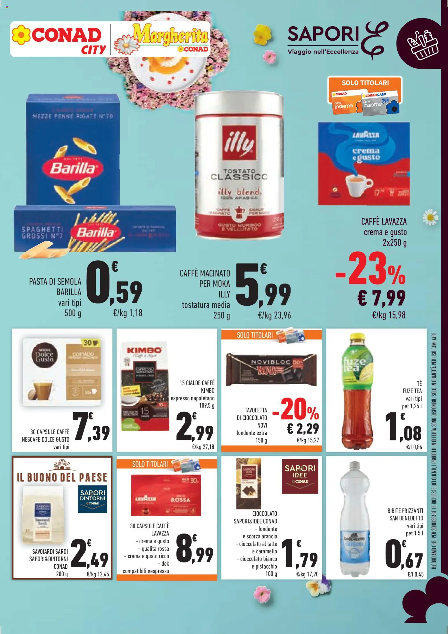 Volantino Conad del 25.03.2026 | Pagina: 17 | Prodotti: Crema, Caffè, Tè, Arancia