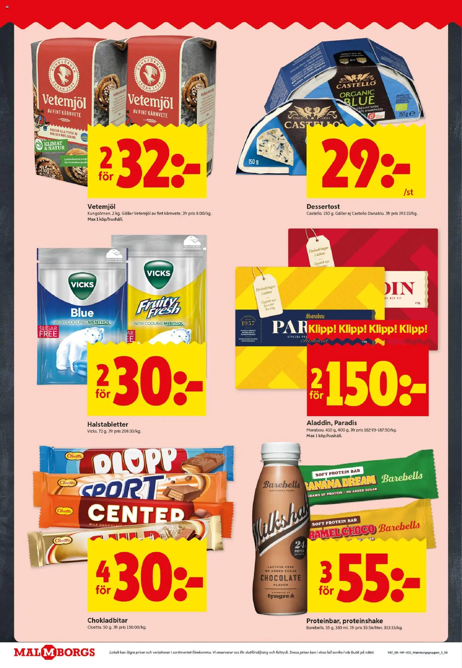 ICA Kvantum reklamblad aktuell från 17.11.2025 | Sida: 8 | Produkter: Halstabletter, Galler