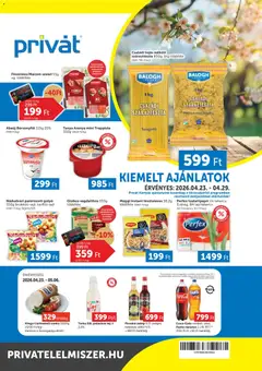 PRIVÁT akciós újság - amely érvényes a következő dátumtól: 23.04.2026