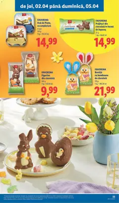 Ofertele Lidl valabile de la 30.03.2026 | Pagină: 33 | Produse: Ouă, Ciocolată, Bomboane