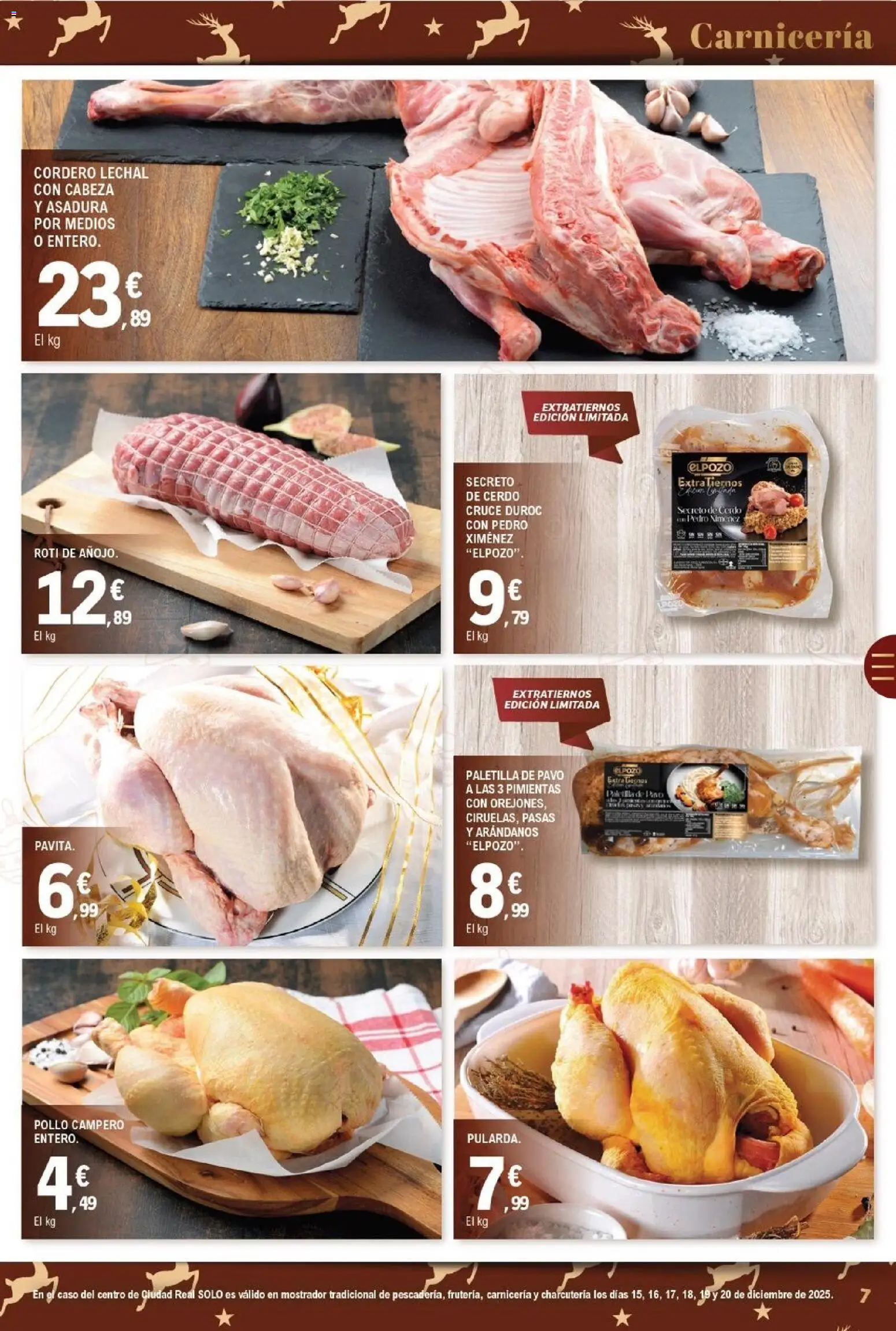 E.Leclerc folleto │ válido desde el 15.12.2025 | Página: 7 | Productos: Cerdo, Φίλτρο καφέ