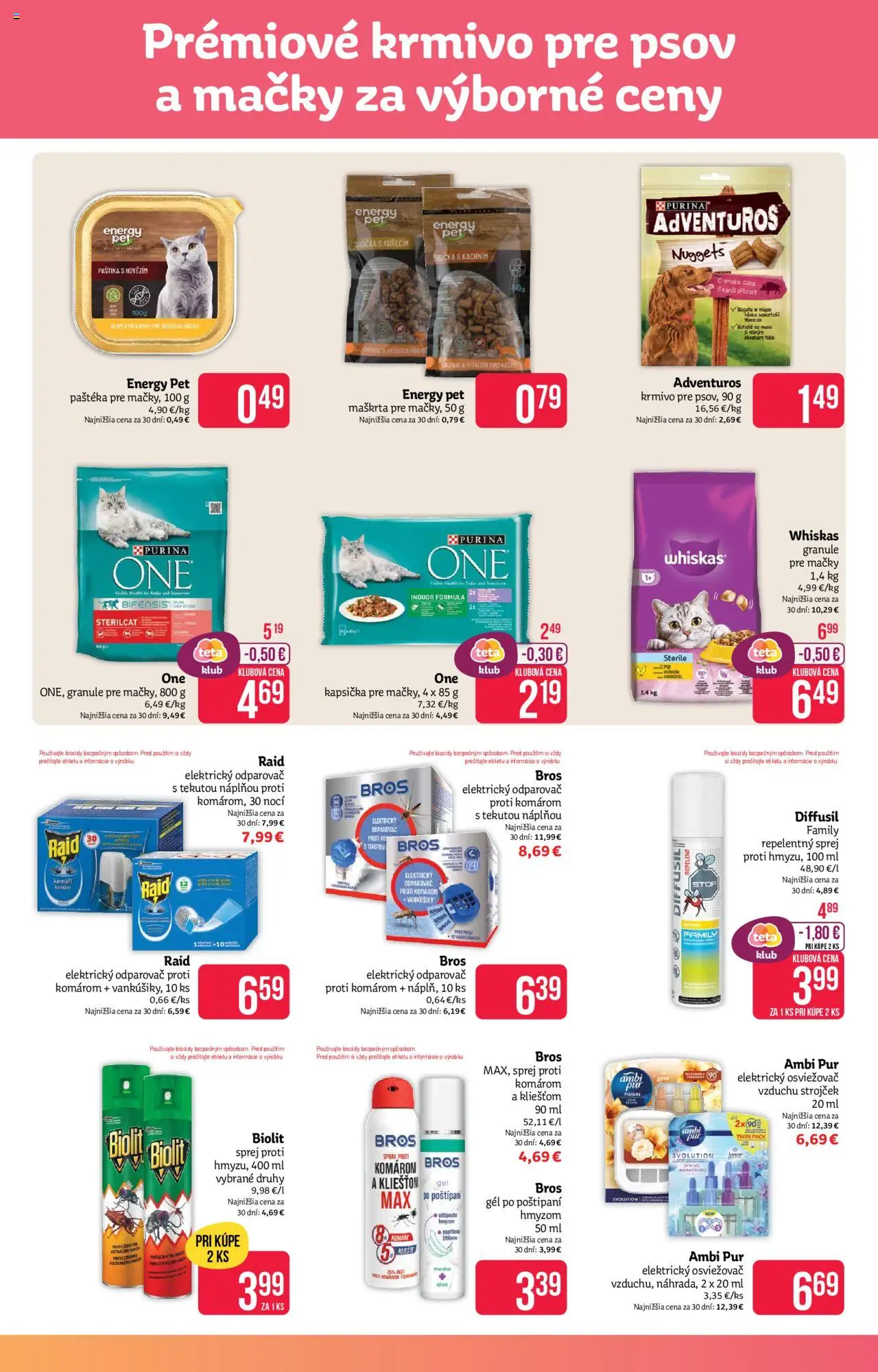 Teta drogerie leták │ platný od 07.07.2025 | Strana: 13 | Produkty: Osviežovač vzduchu, Strojček, Raid