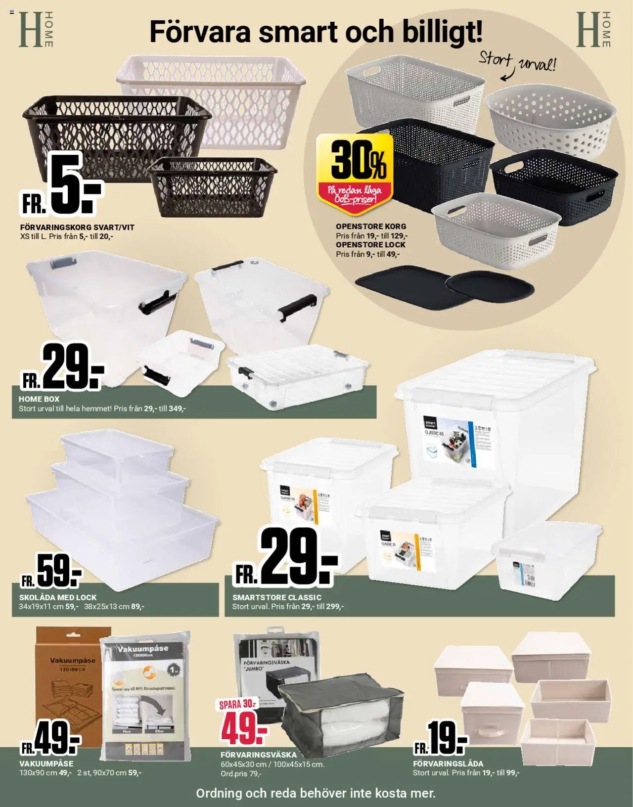 ÖoB reklamblad aktuell från 18.08.2025 | Sida: 10 | Produkter: Korg, Skolåda