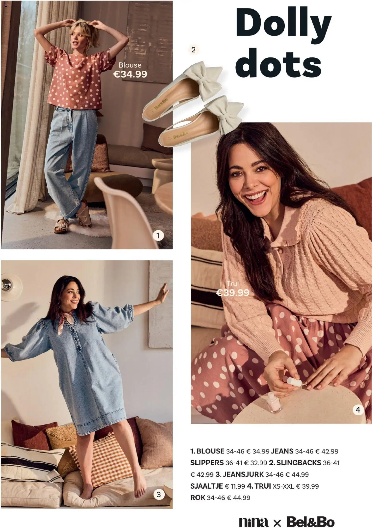 {H1} | Pagina: 3 | Producten: Sjaaltje, Slippers, Trui, Blouse