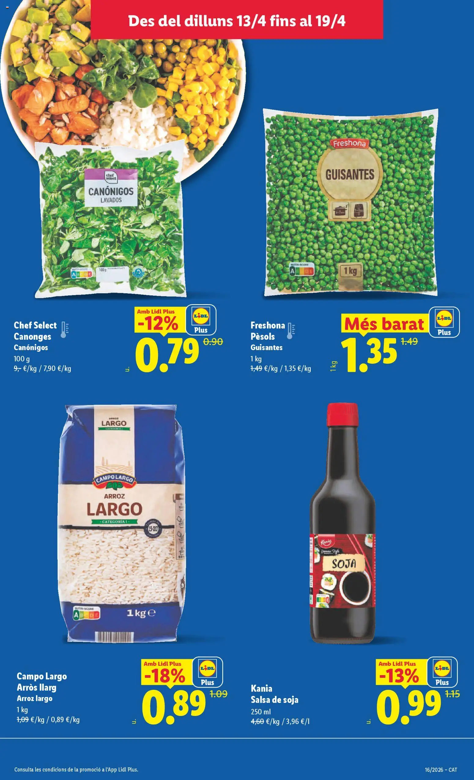 Lidl folleto │ válido desde el 13.04.2026 | Página: 19 | Productos: Arroz