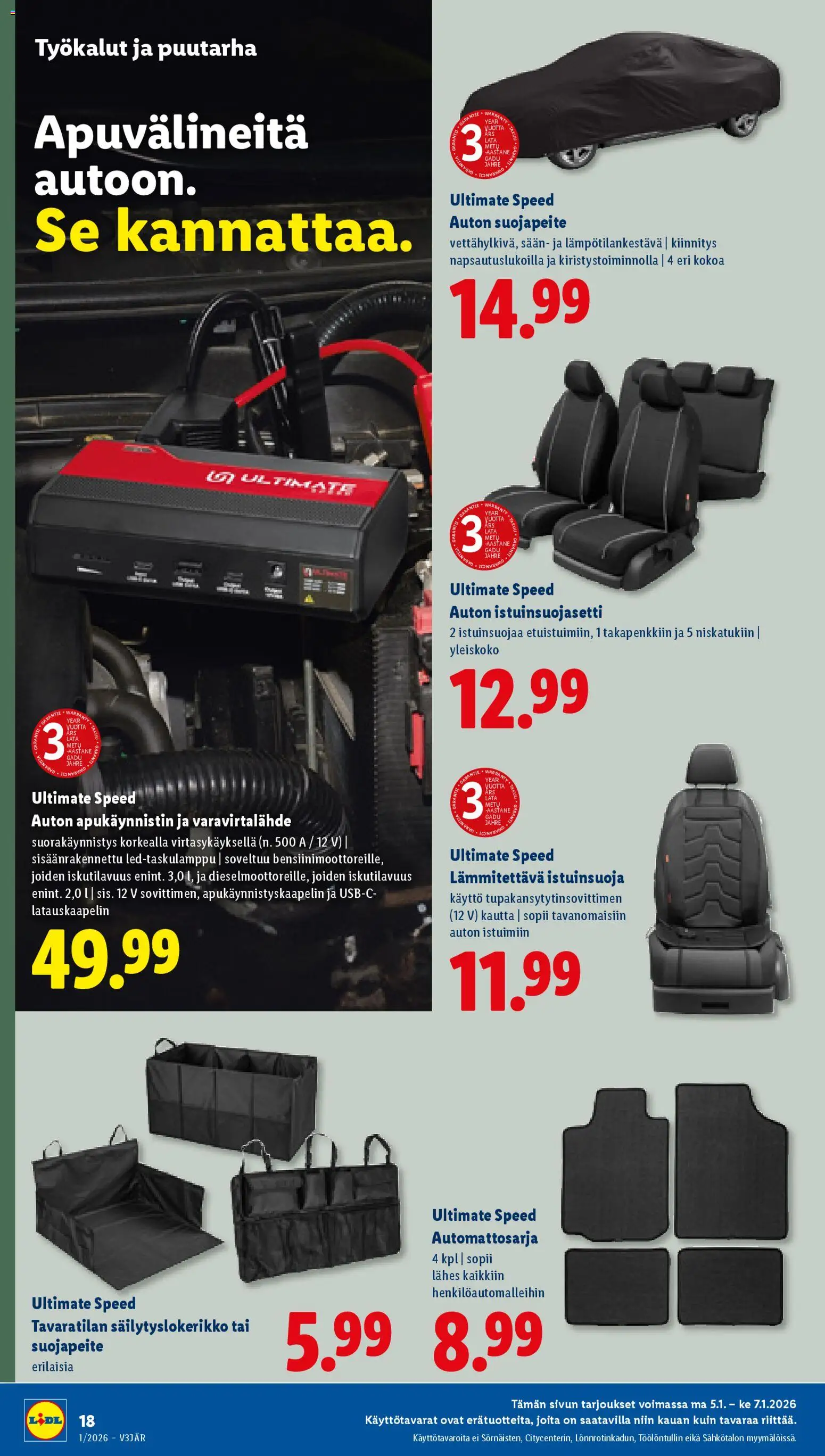 Lidl tarjoukset - Helsinki – voimassa 01.01.2026 alkaen | Sivu: 24 | Tuotteet: Varavirtalähde