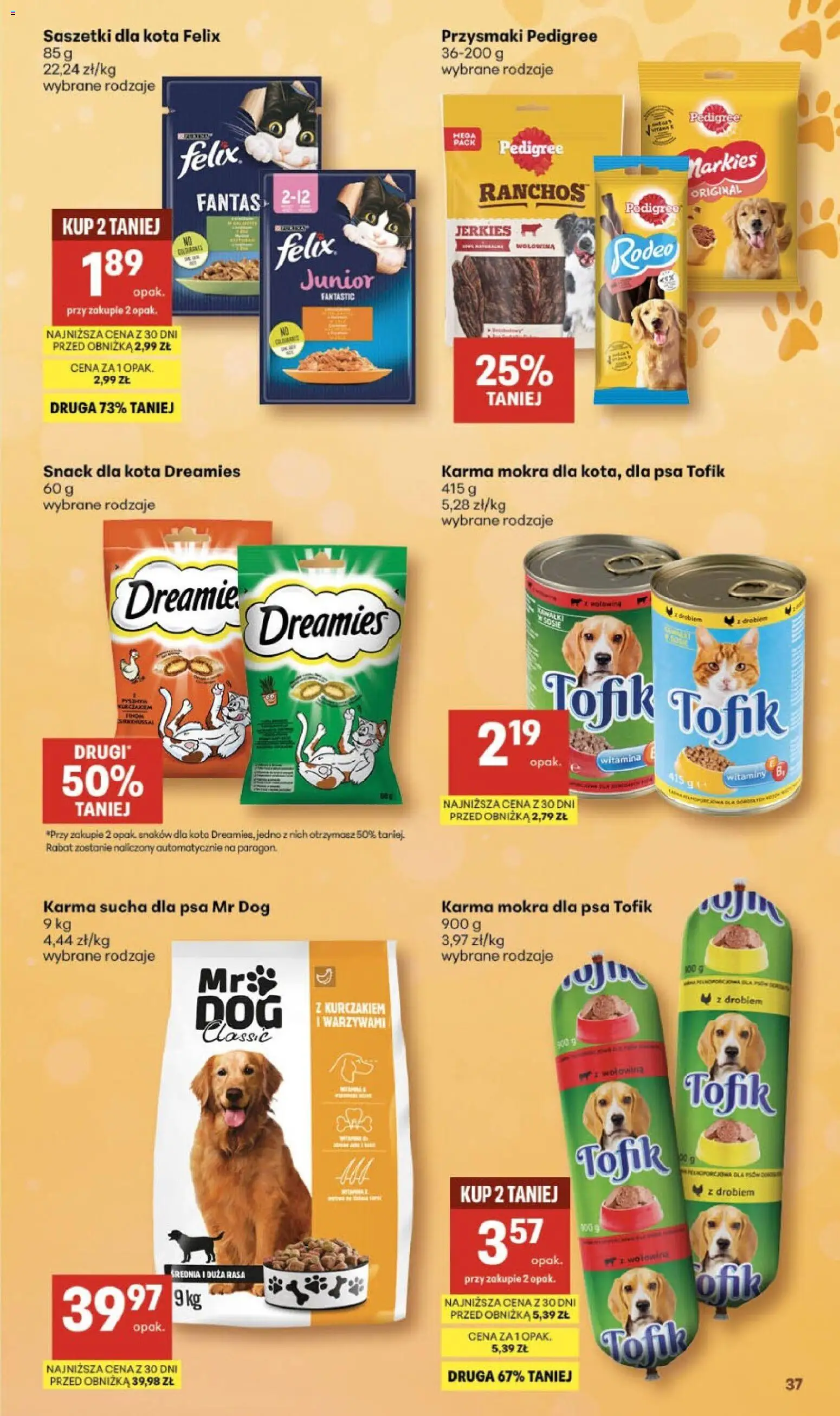 Delikatesy Centrum Gazetka od 19.02.2026 | Strona: 37 | Produkty: Pedigree, Wołowina