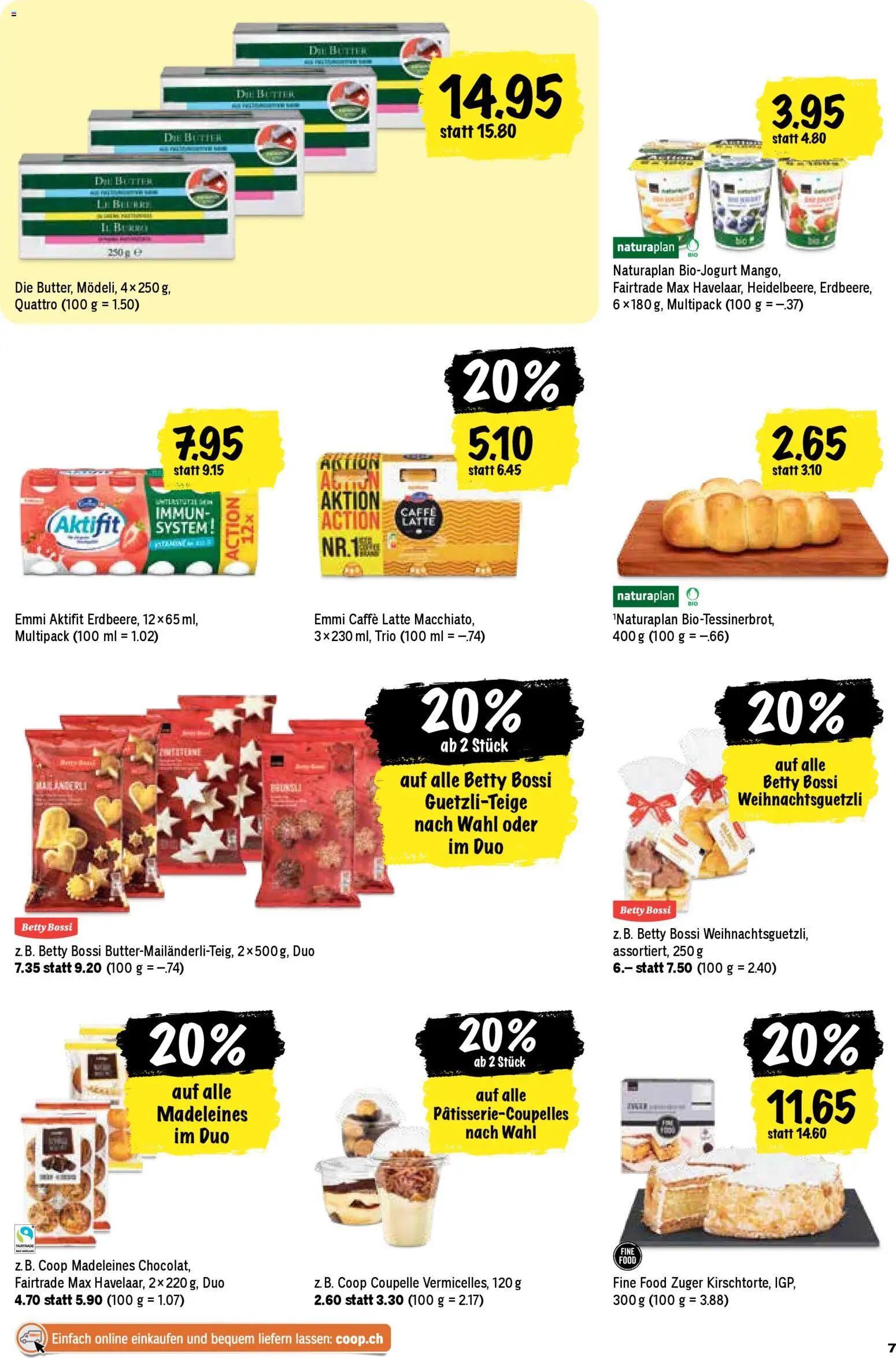 Coop Aktionen – gültig ab 13.11.2025 | Seite: 7 | Produkte: Butter, Mango