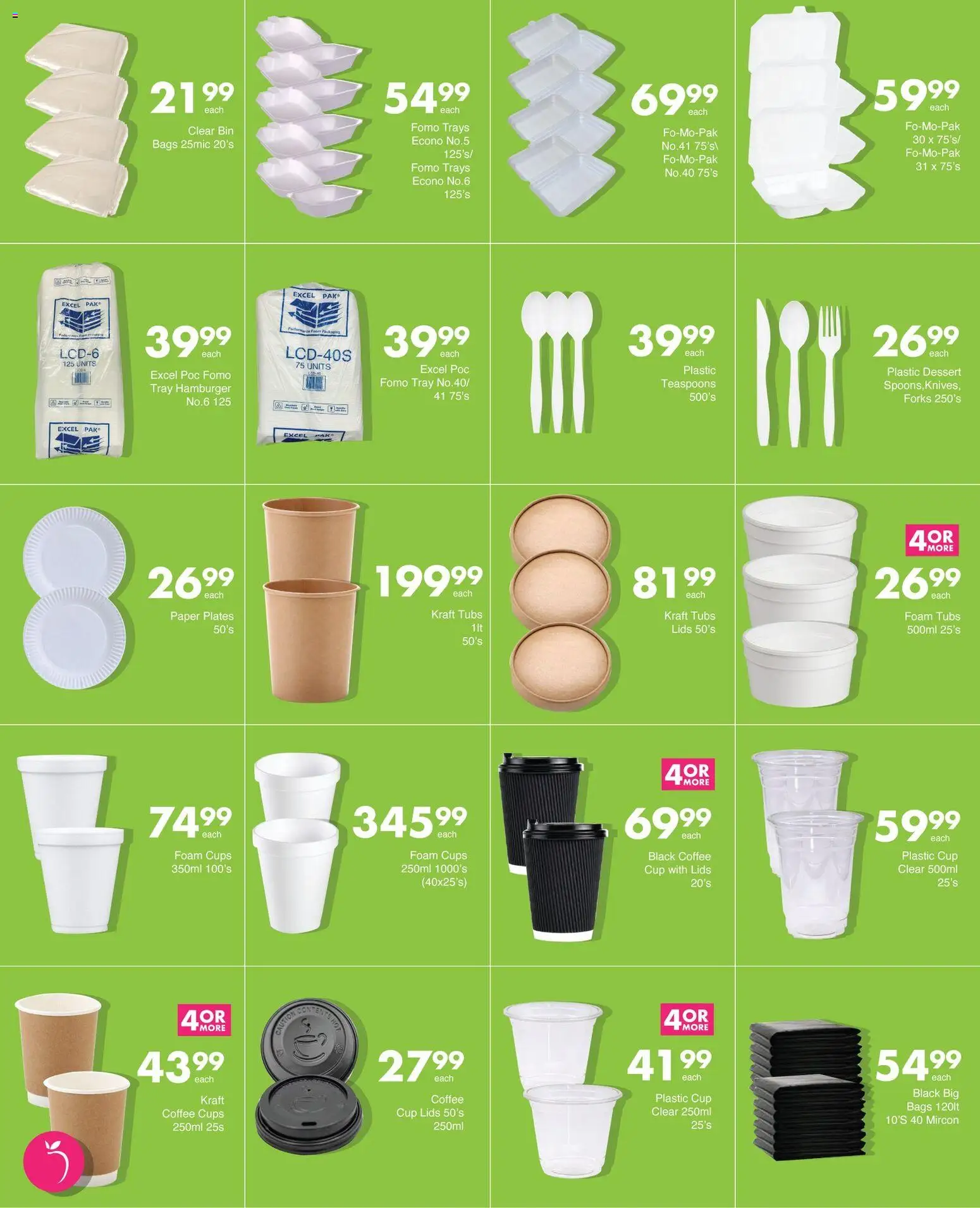 New Save catalogue – valid from 02.03.2026 | Page: 21 | Products: Tray, Coffee, Foam, Paper plates