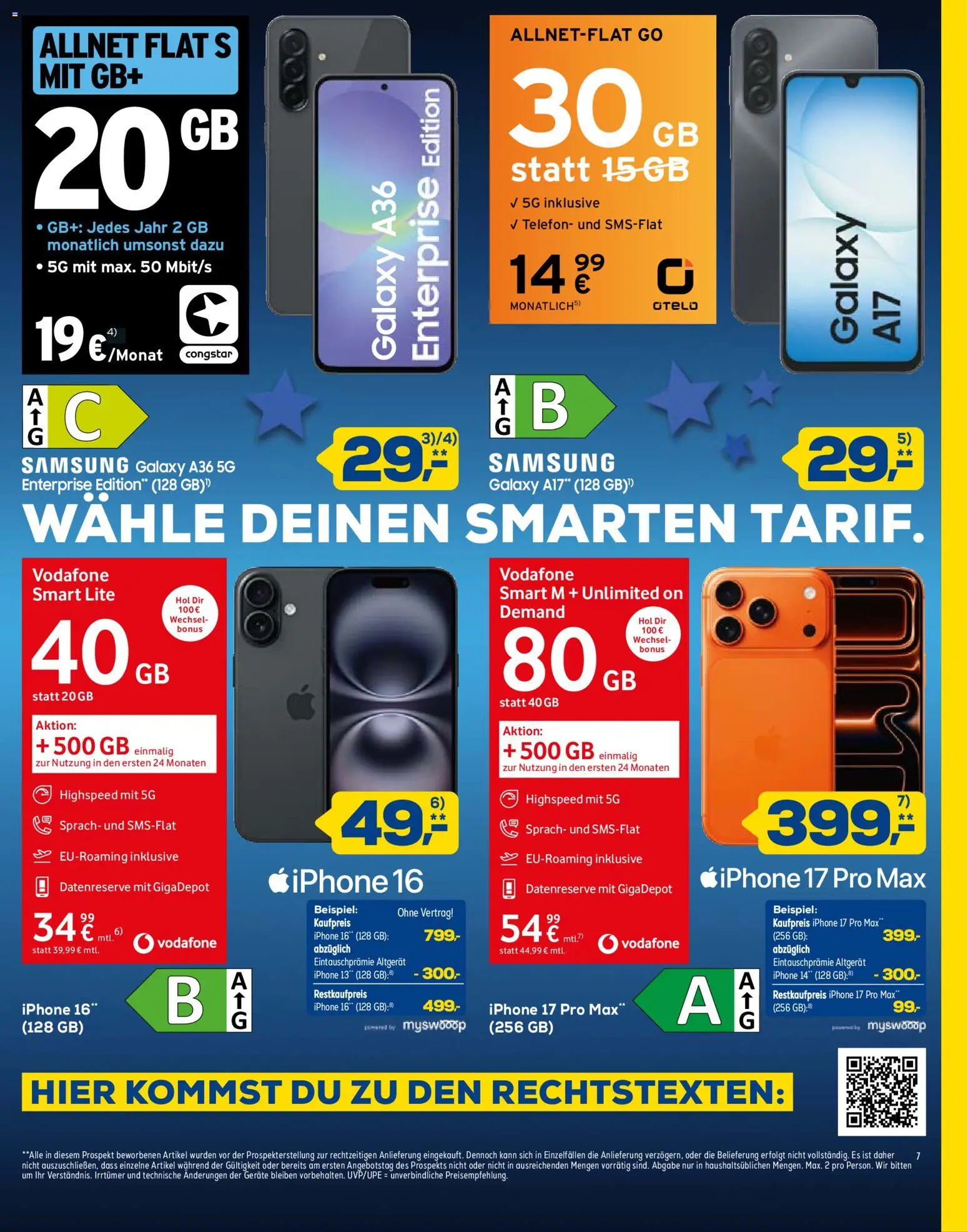 Euronics Prospekt 	 – gültig ab 10.01.2026 | Seite: 7 | Produkte: Samsung, Iphone, Telefon