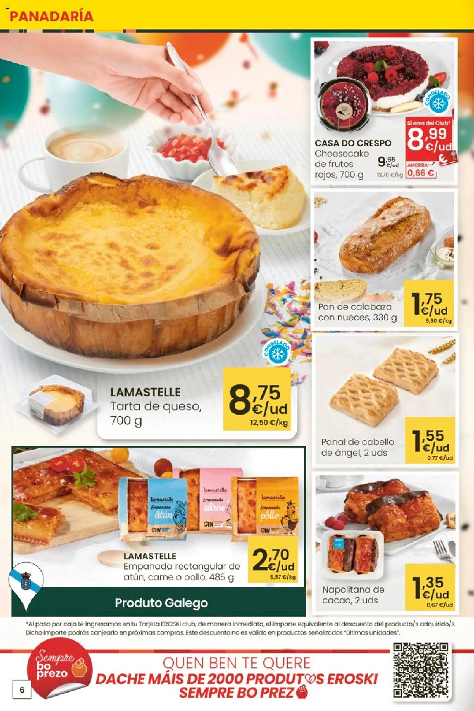 Eroski - Entroido do aforro │ válido desde el 12.02.2026 | Página: 6 | Productos: Πράσινο τσάι, Pan, Té, Caja