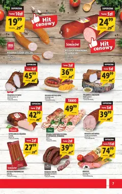 Arhelan Gazetka od 01.08.2025 | Strona: 7 | Produkty: Kiełbasa, Rolada, Kiełbasa śląska, Kiełbasa podwawelska