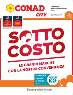 Anteprima del volantino Conad City Lombardia catalogo valido a partire dal 13.02.2026