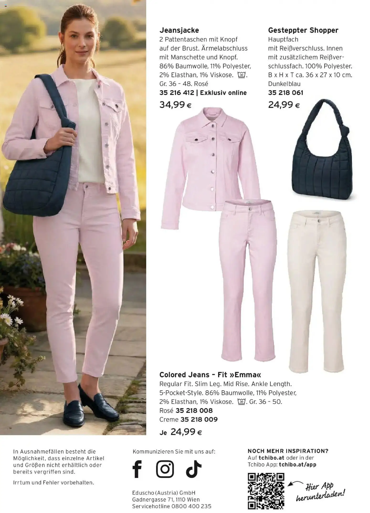 Tchibo Eduscho Tchibo Magazin gültig ab 01.04.2026 | Seite: 22 | Produkte: Jeans, Creme