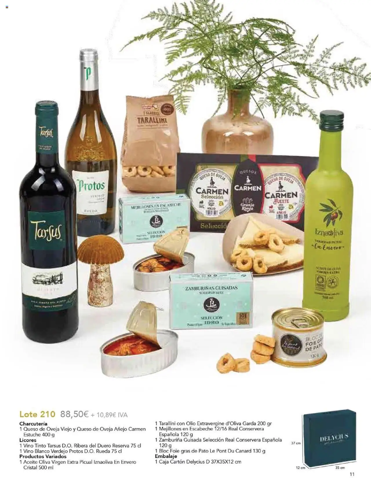 E.Leclerc Regalos de Navidad 2025 │ válido desde el 10.10.2025 | Página: 13 | Productos: Queso de oveja, Aceite, Vino, Caja