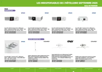 Rexel - Prévisualisation de Rexel - Brochure les indispensables de l'Hôtellerie valide à partir de 26.11.2025 | Page: 37 | Produits: Poids, Projecteur