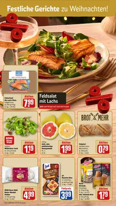 Raclette Käse, in Scheiben, je 400-g-Pckg. ab 08.12.2025 gültig | Seite: 6 | Produkte: Käse, Lachs, Brot, Raclette
