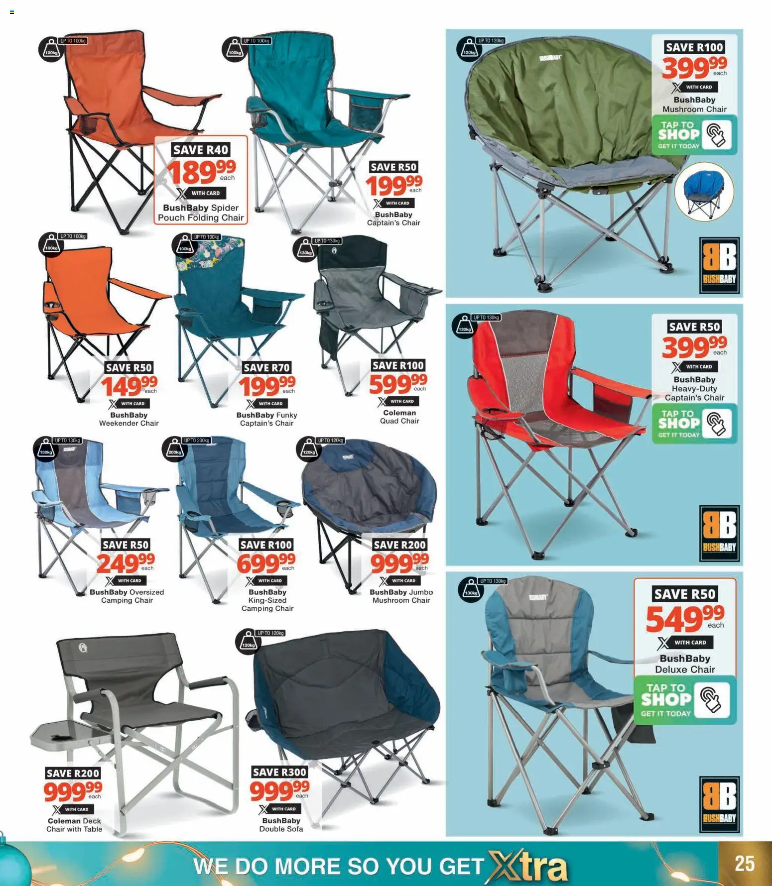 New Checkers catalogue – valid from 01.12.2025 | Page: 25 | Products: Sofa, Table, Chair, Tap